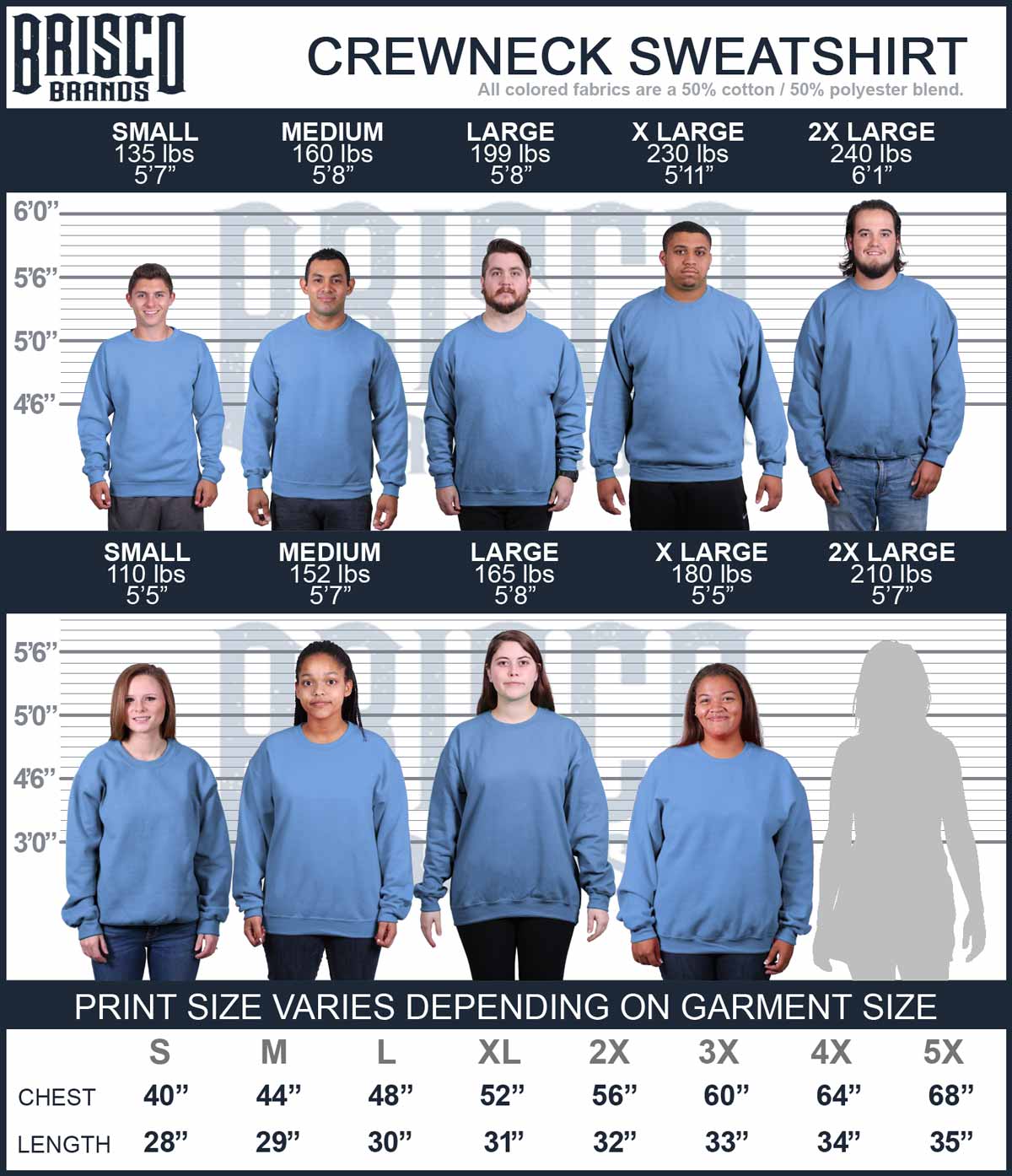 the Smurfs Characters Crewneck Sweatshirt-Direct To Garment Print-Brisco Apparel