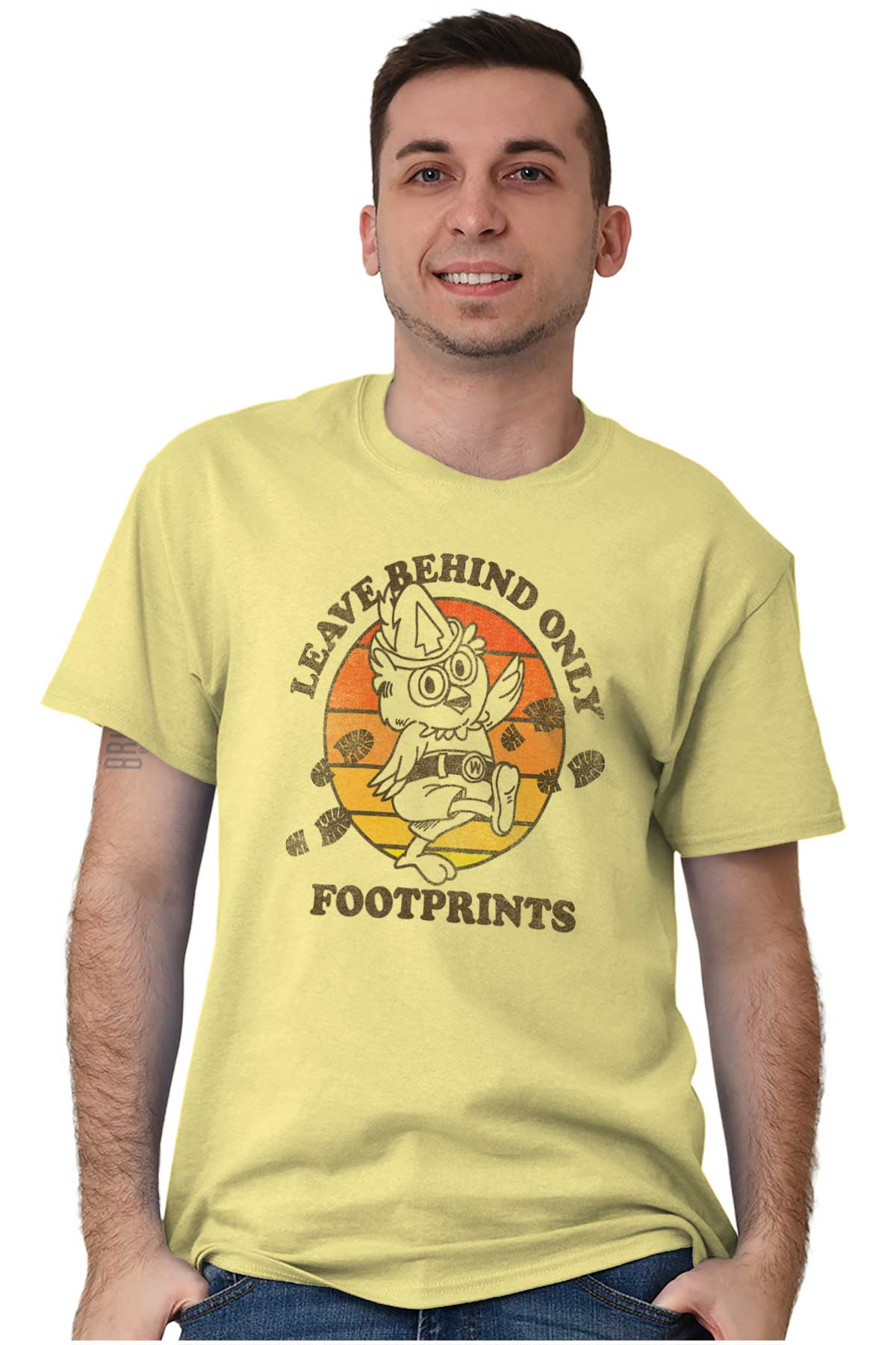 Only Footprints T Shirt-Direct To Garment Print-Brisco Apparel