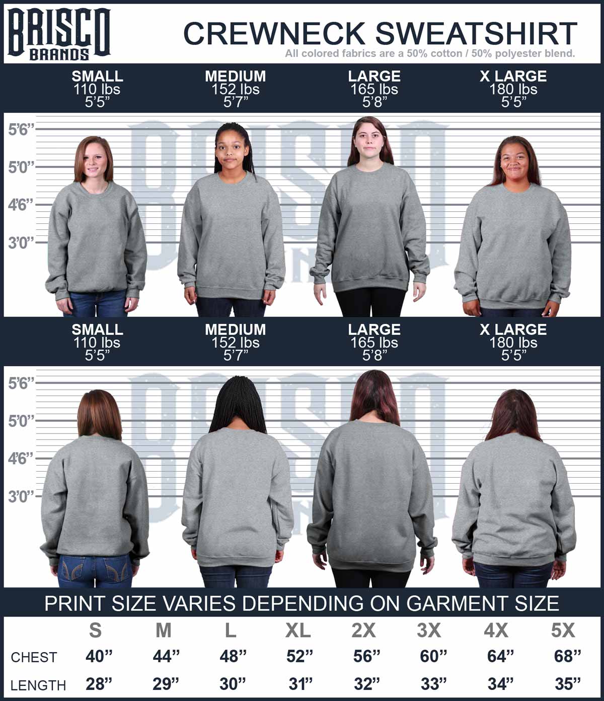 Sassy Classy Smurfette Crewneck Sweatshirt-Direct To Garment Print-Brisco Apparel