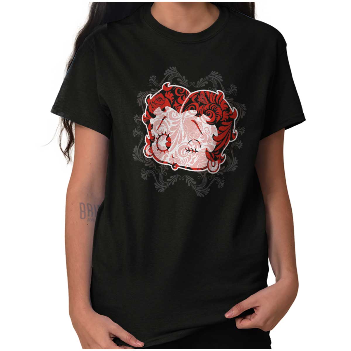 Betty Boop Tee, Betty Boop Heart T-shirt, Officially Licensed