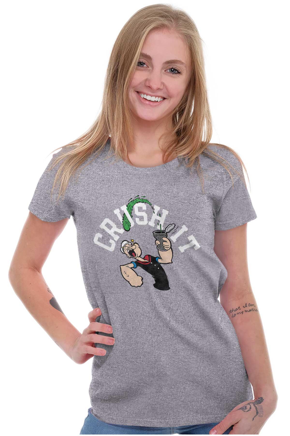 Crush It Ladies T Shirt-Direct To Garment Print-Brisco Apparel