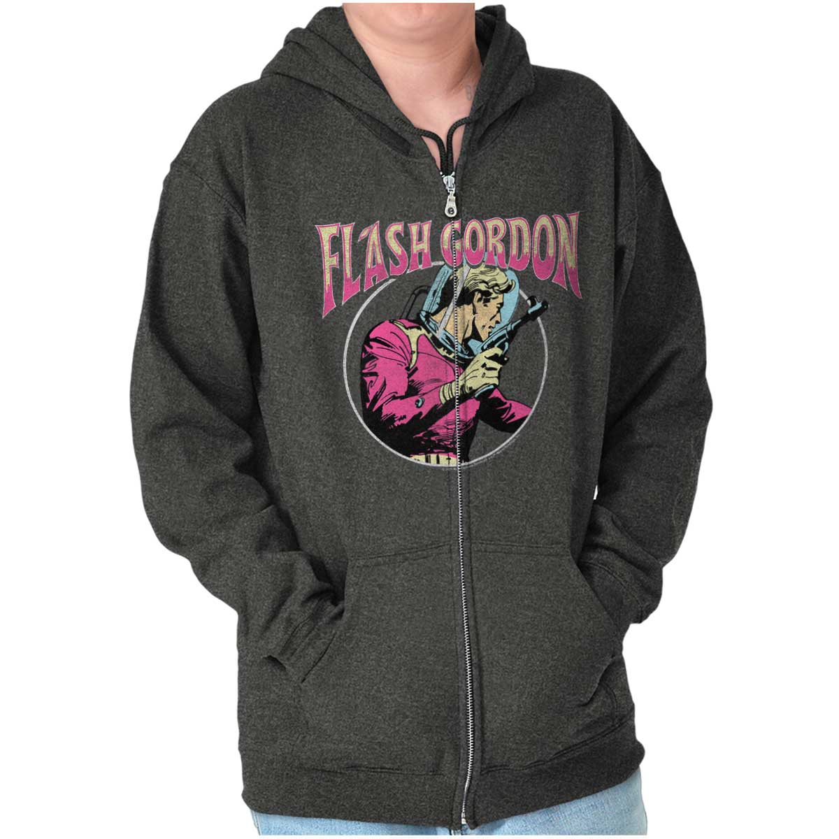 The flash outlet zip up