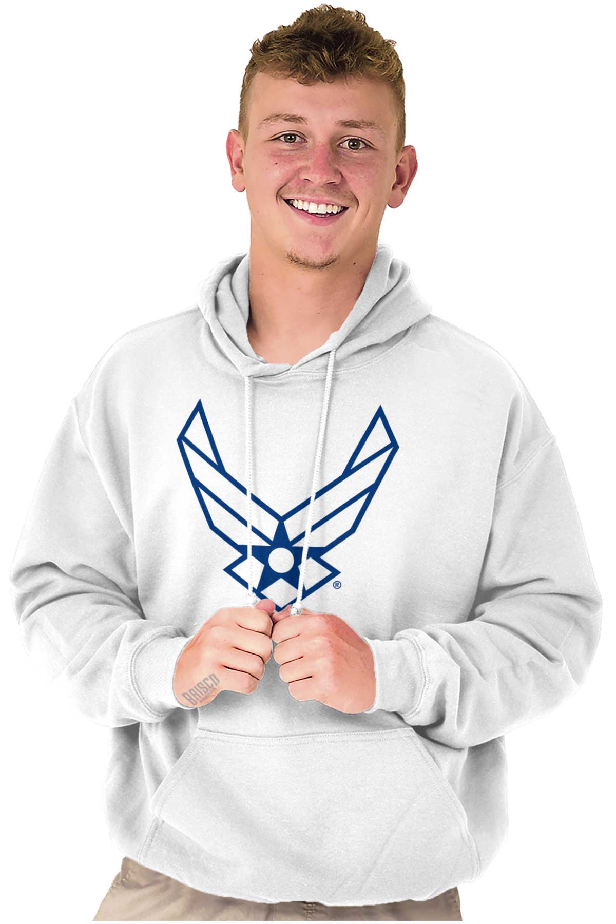 USAF Symbol Hoodie-Direct To Garment Print-Brisco Apparel