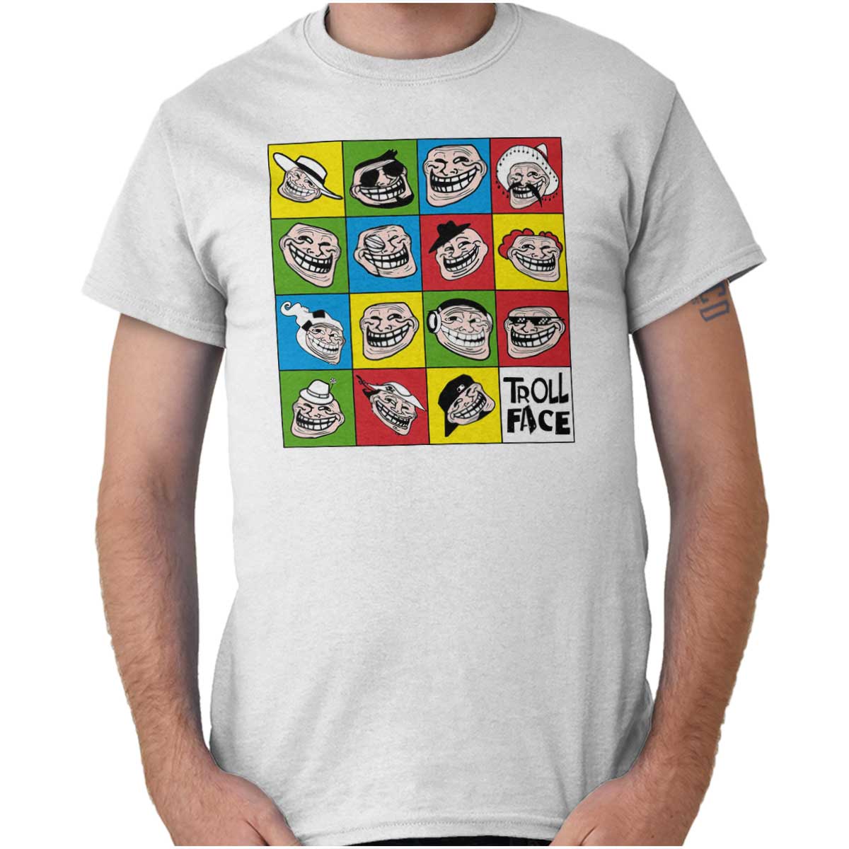 Troll Face Meme T Shirt-Direct To Garment Print-Brisco Apparel
