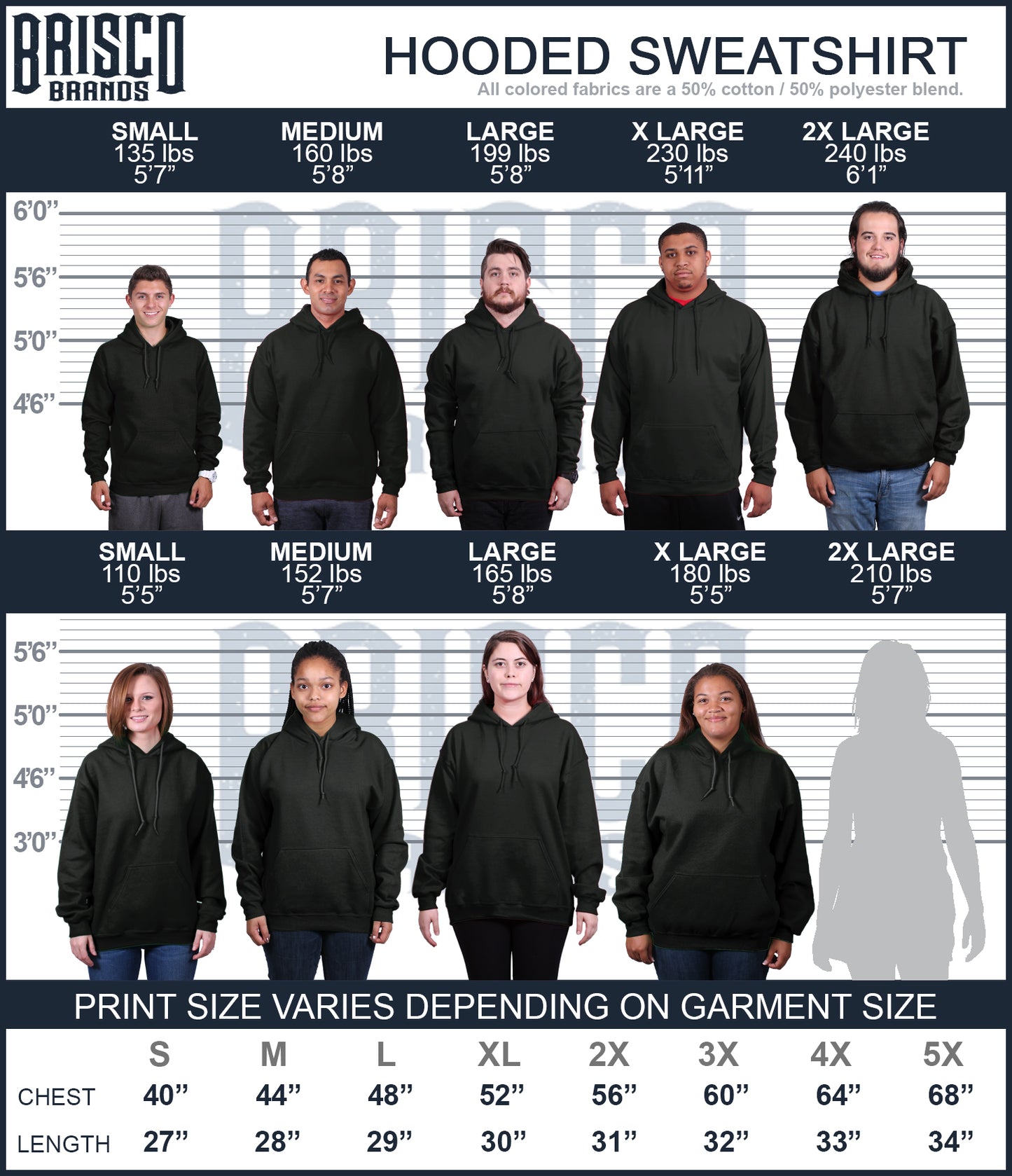 Wingman USAF Hoodie-Direct To Garment Print-Brisco Apparel