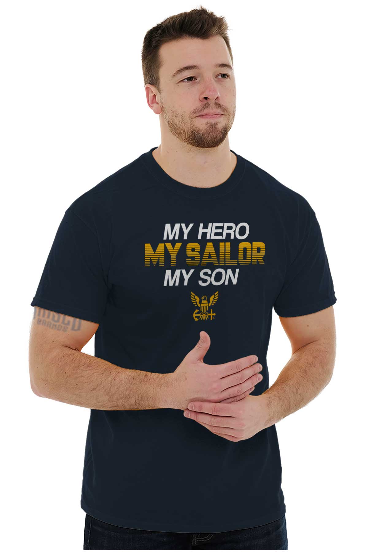 Hero Sailor Son T Shirt-Direct To Garment Print-Brisco Apparel