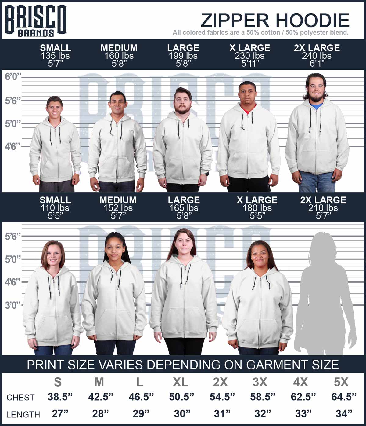 Olive Oyl Zip Hoodie-Direct To Garment Print-Brisco Apparel