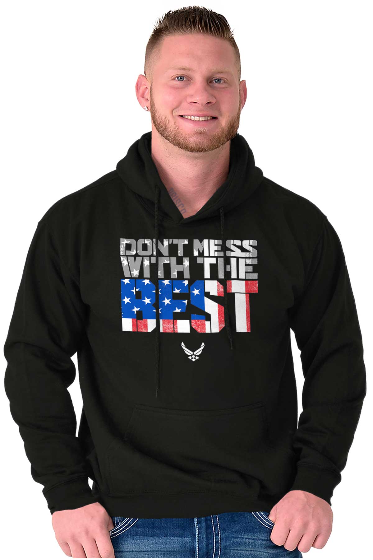Don't Mess With the Best Hoodie-Direct To Garment Print-Brisco Apparel
