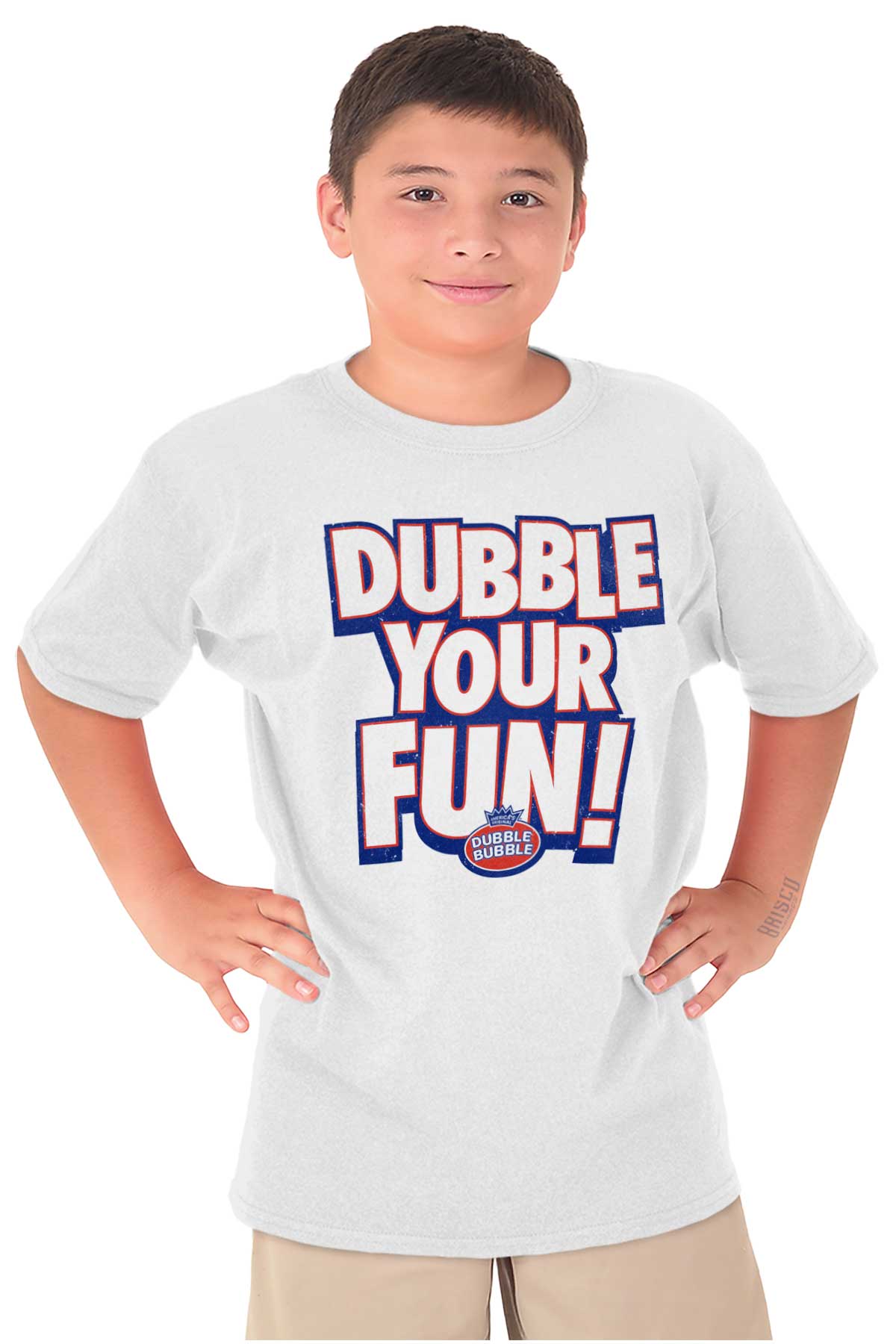Dubble Your Fun Youth T Shirt-Direct To Garment Print-Brisco Apparel