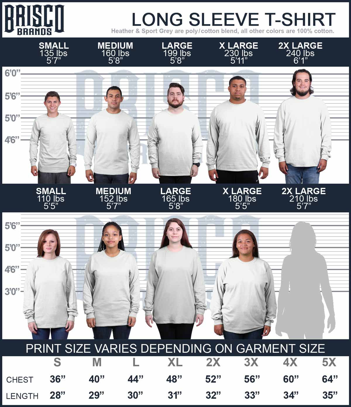 Bubble Splatter Long Sleeve T Shirt-Direct To Garment Print-Brisco Apparel