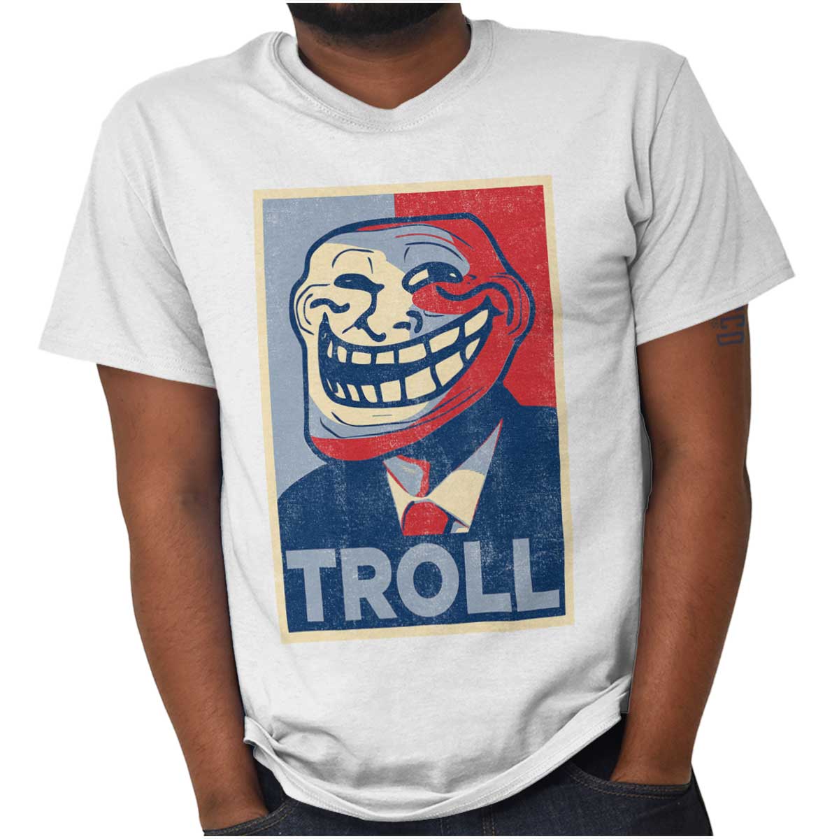Troll Face Meme T Shirt-Direct To Garment Print-Brisco Apparel