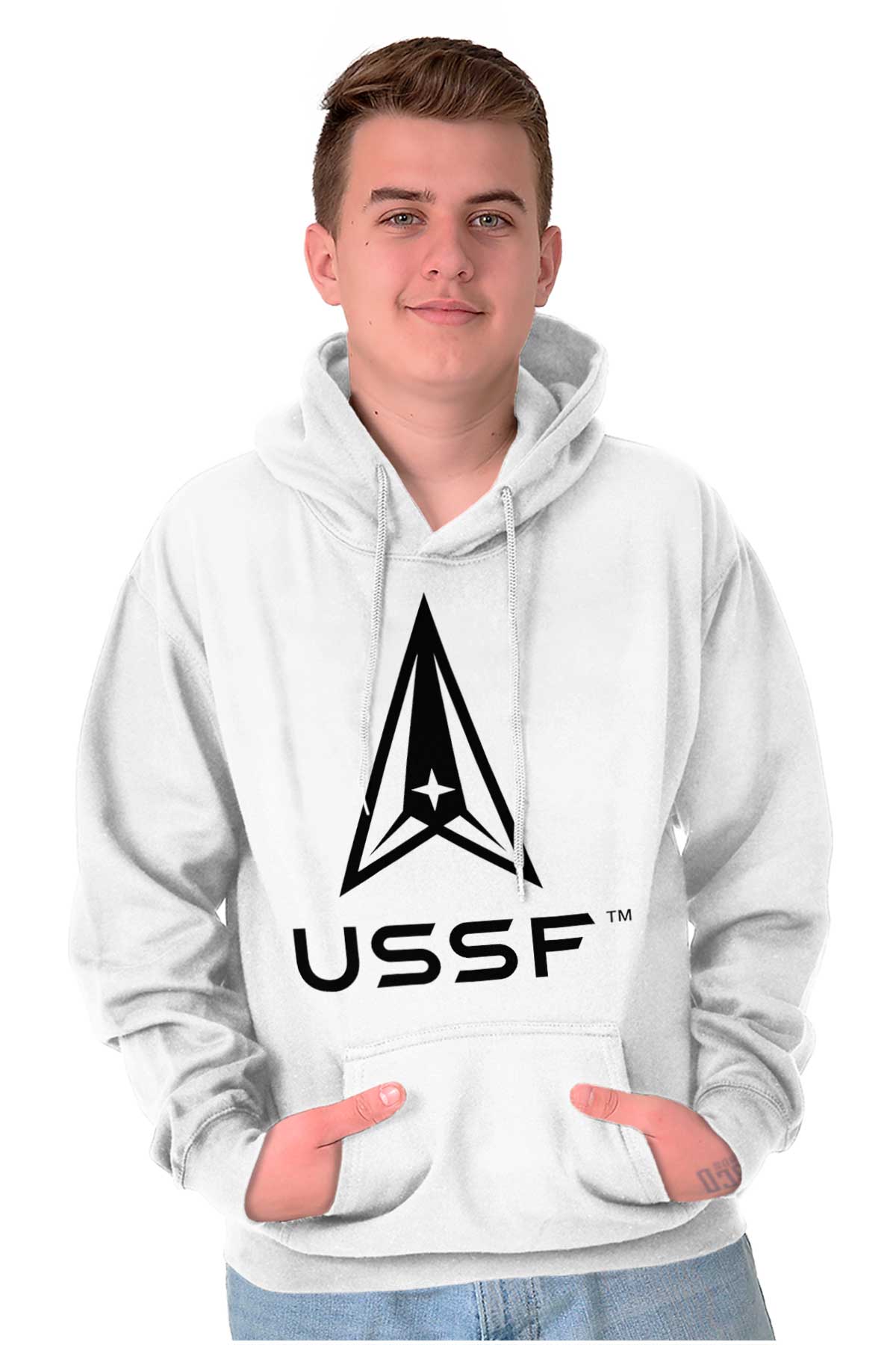 Military USSF Hoodie-Direct To Garment Print-Brisco Apparel