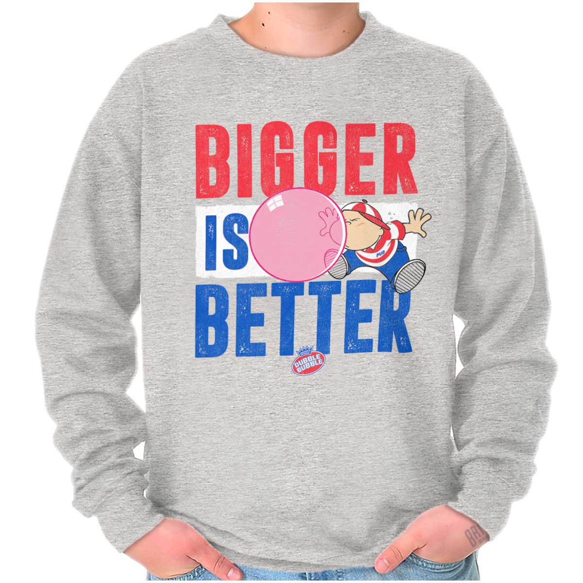 Bigger Bubbles Crewneck Sweatshirt-Direct To Garment Print-Brisco Apparel