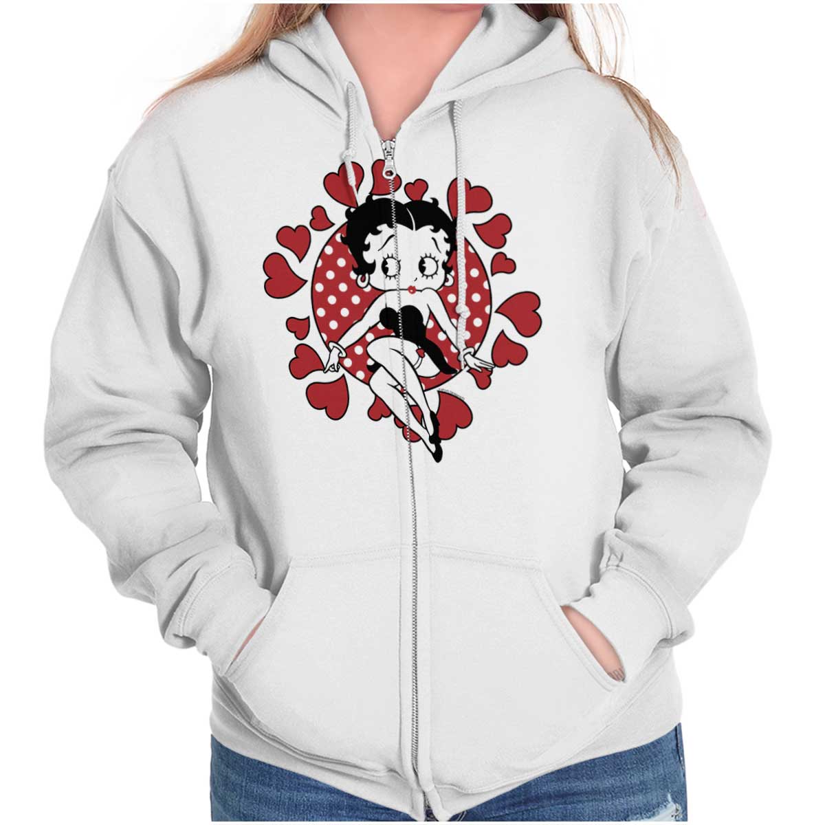 Vintage Betty Zip Hoodie | Betty Boop | Officially Licensed