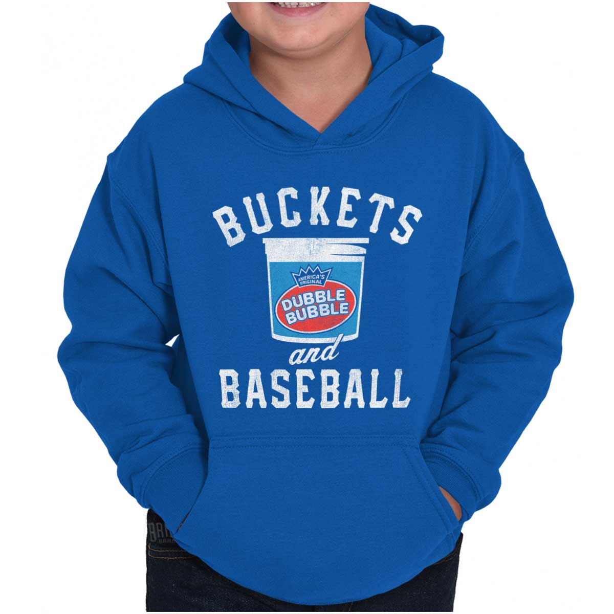 Buckets And Baseball Youth Hoodie Dubble Bubble Officially