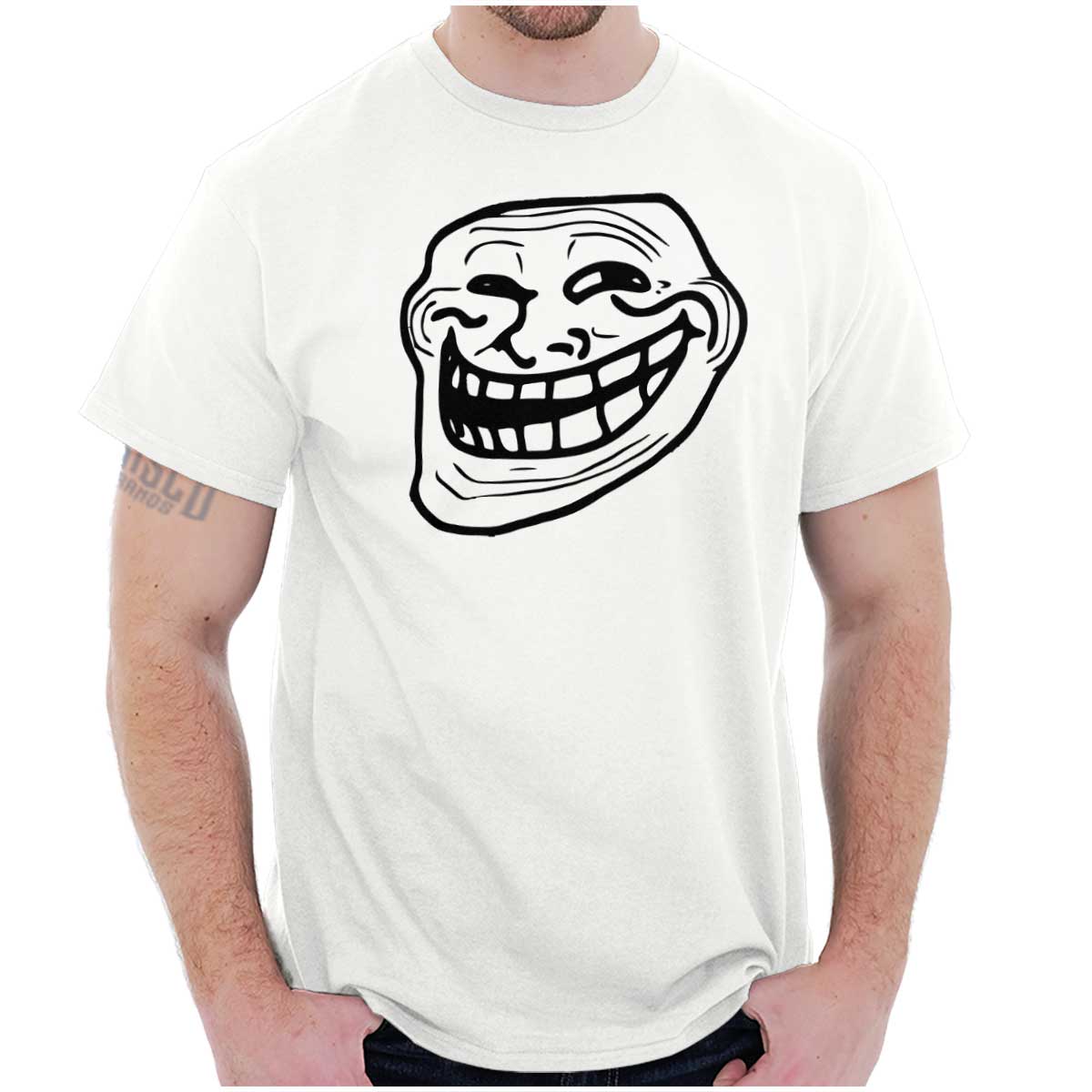 Troll Face Meme T Shirt-Direct To Garment Print-Brisco Apparel