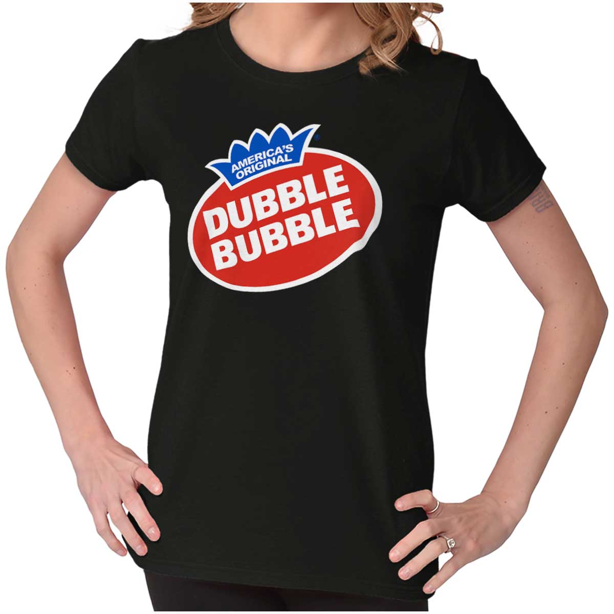 Classic Gum Ladies T Shirt-Direct To Garment Print-Brisco Apparel