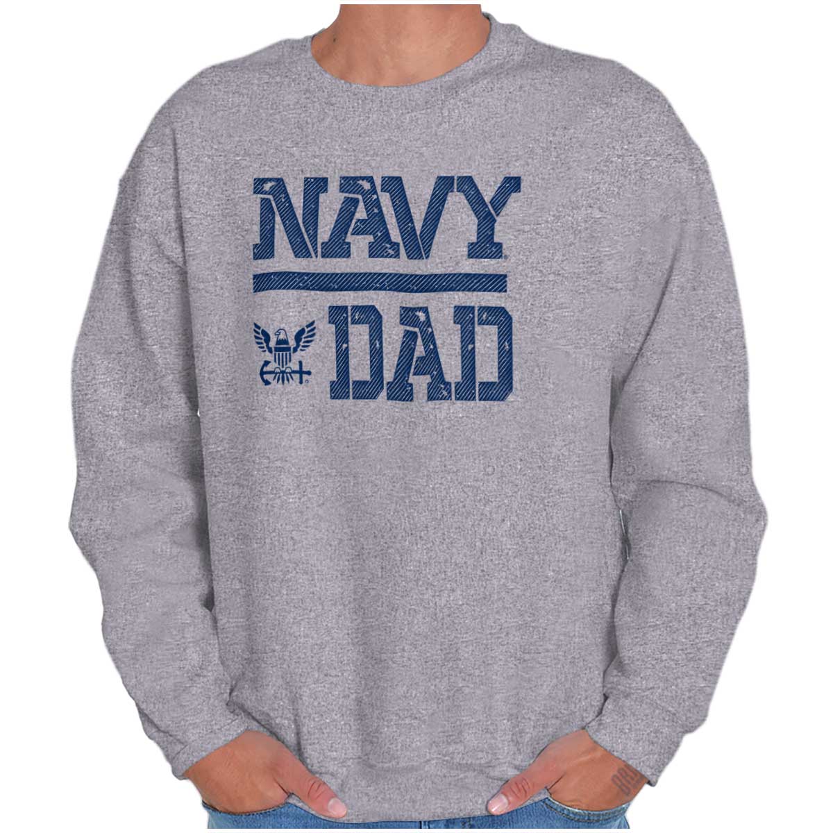 navy dad sweatshirt