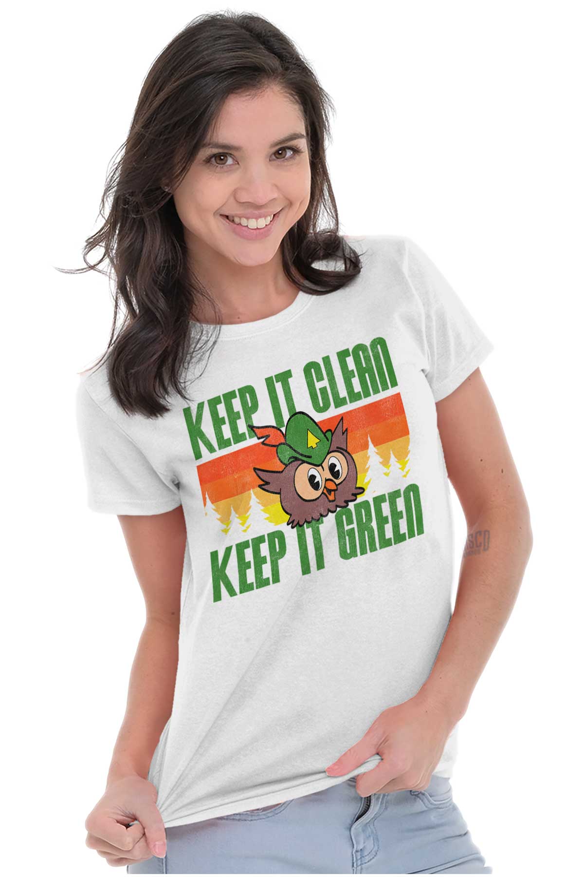Keep it Clean Ladies T Shirt-Direct To Garment Print-Brisco Apparel