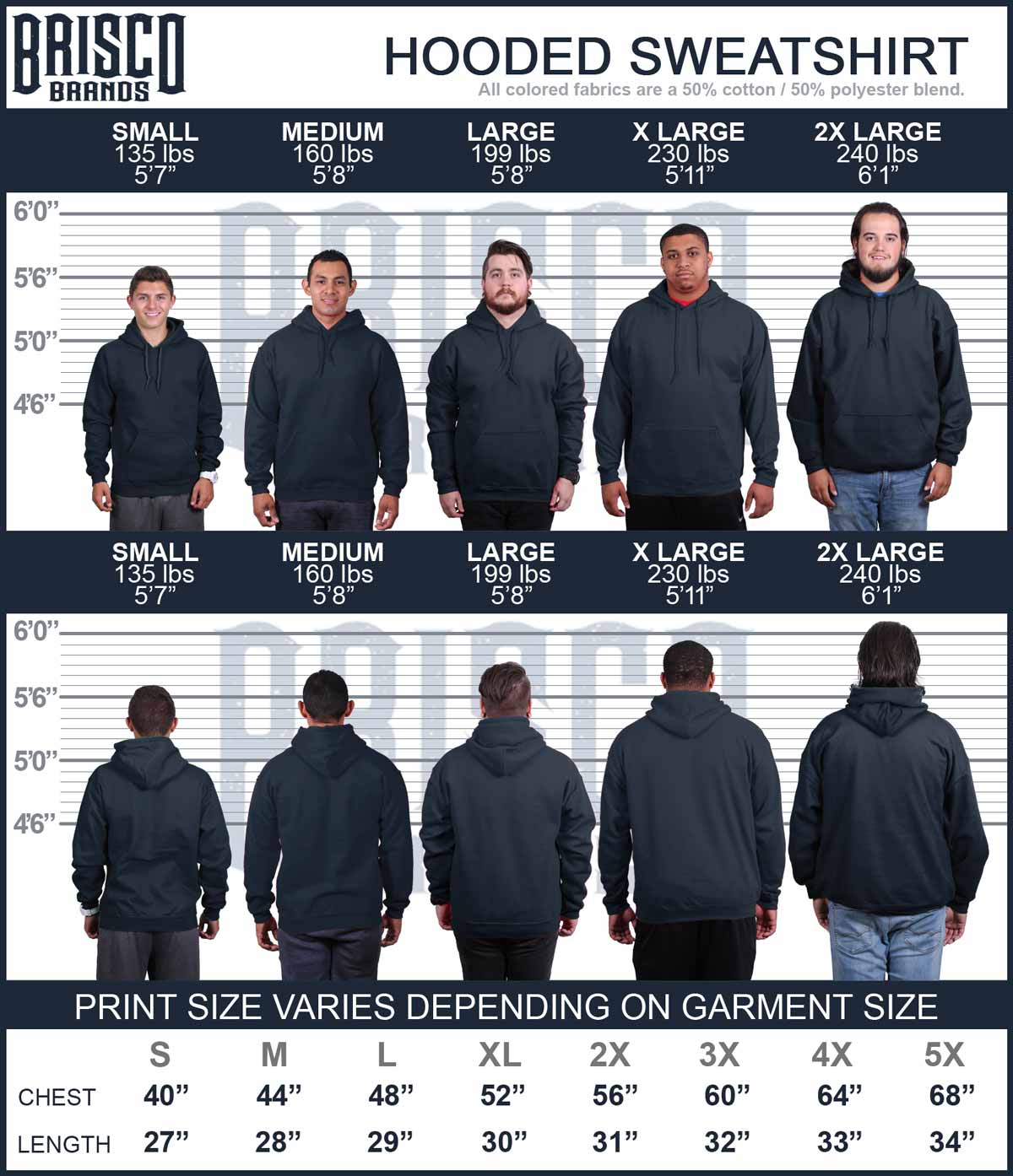 Nothing But Muscle Hoodie-Direct To Garment Print-Brisco Apparel