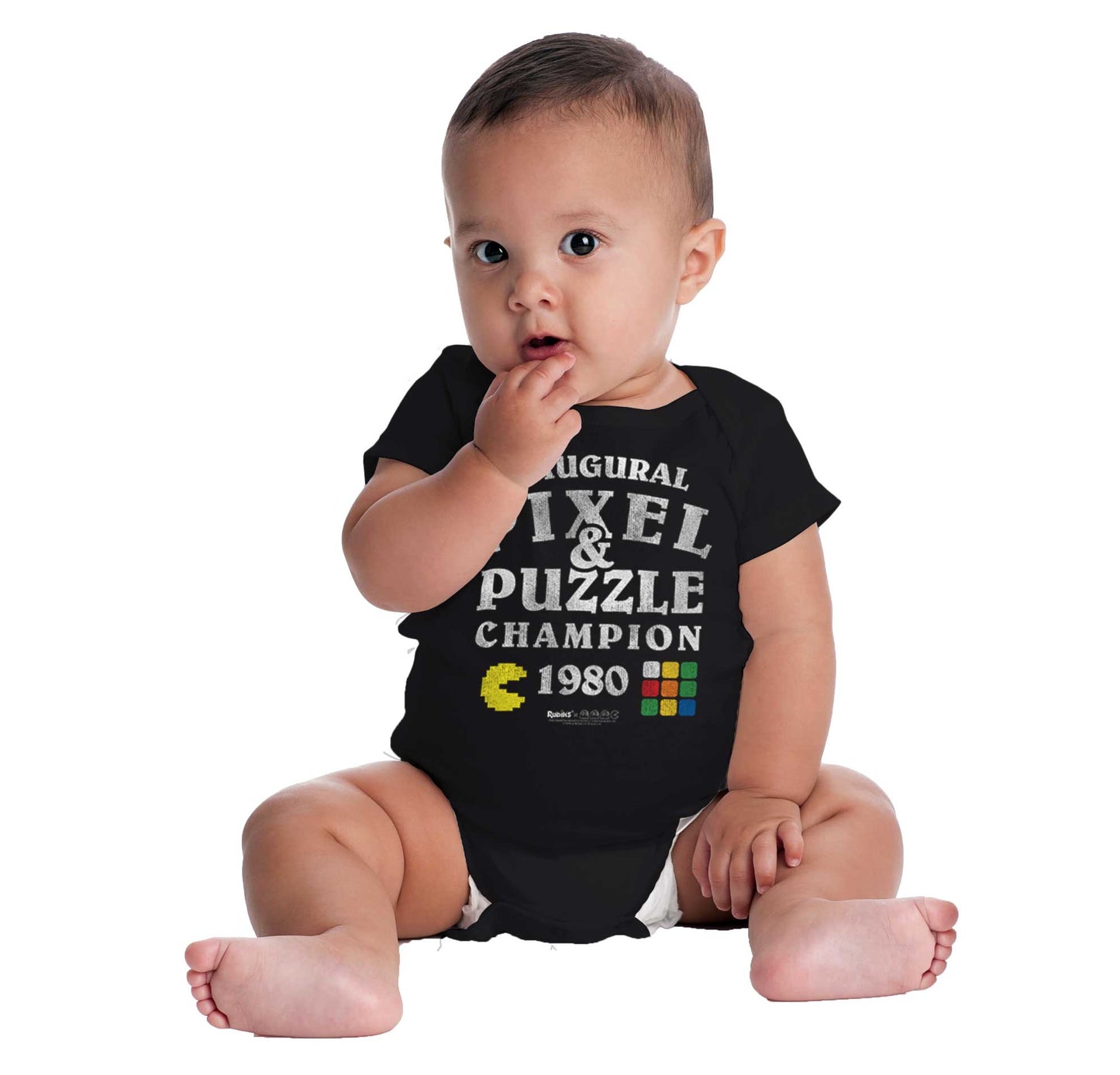 Inaugural Pixel Champ Romper Bodysuit-Direct To Garment Print-Brisco Apparel