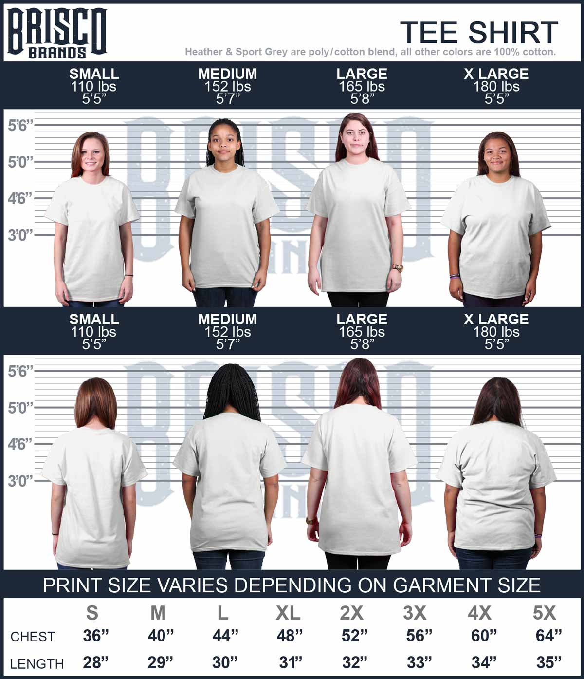 Living the Dream T Shirt-Direct To Garment Print-Brisco Apparel