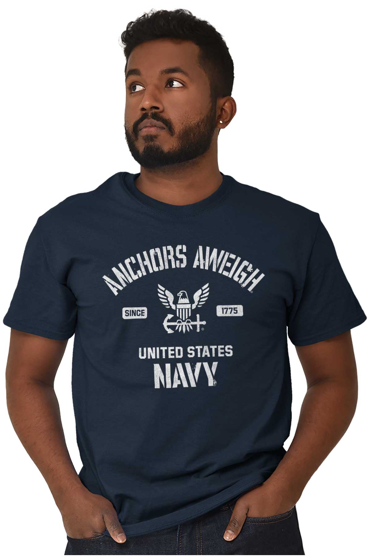 Anchors Aweigh T Shirt-Direct To Garment Print-Brisco Apparel