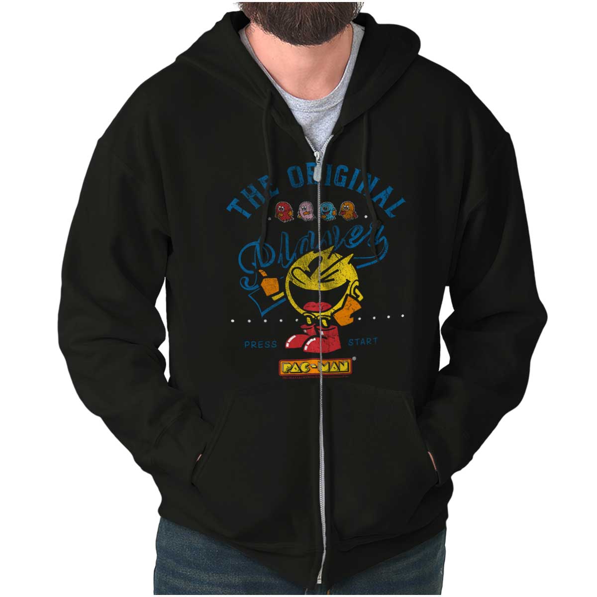 PACMAN 'Game Over' Retro Gaming Hoodie – Unisex Sweatshirt For Men & Women