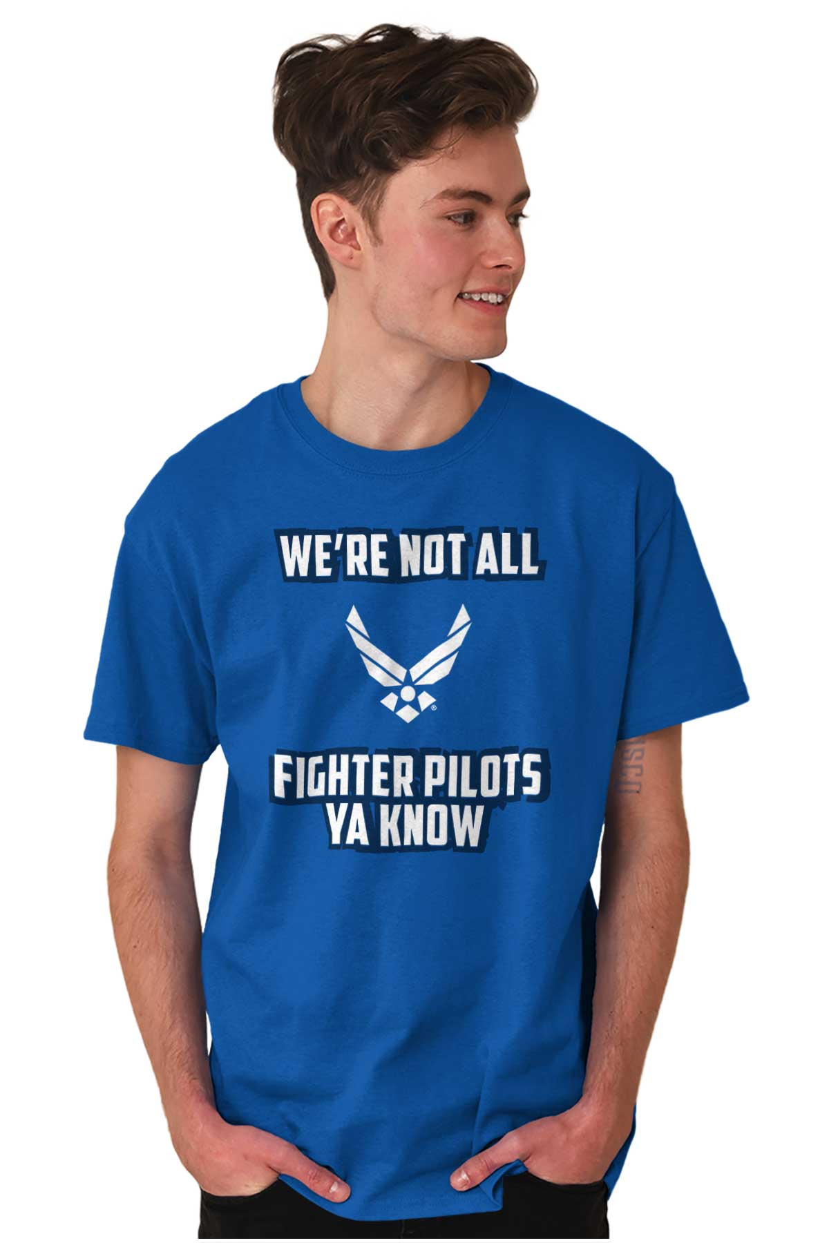 Not All Fighter Pilots T Shirt-Direct To Garment Print-Brisco Apparel