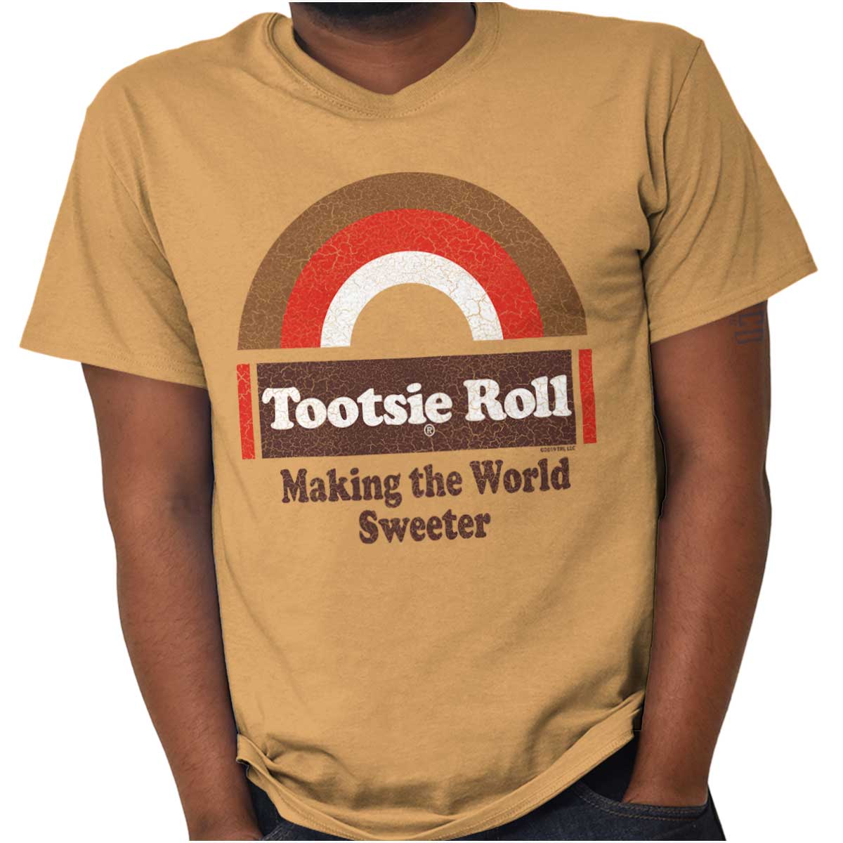 Fluffy Stuff Youth T Shirt, Tootsie Roll