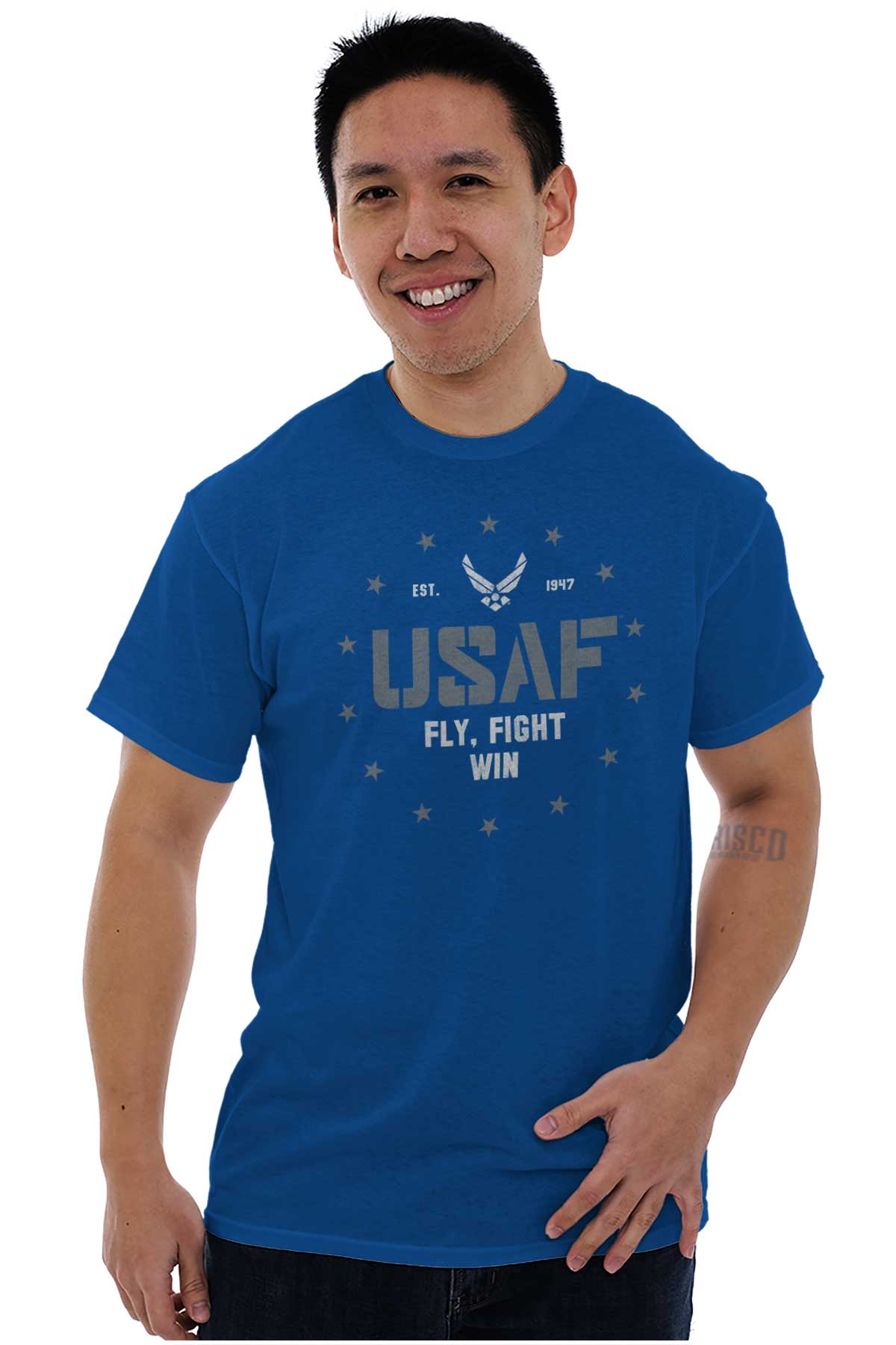 EST 1947 USAF T Shirt-Direct To Garment Print-Brisco Apparel
