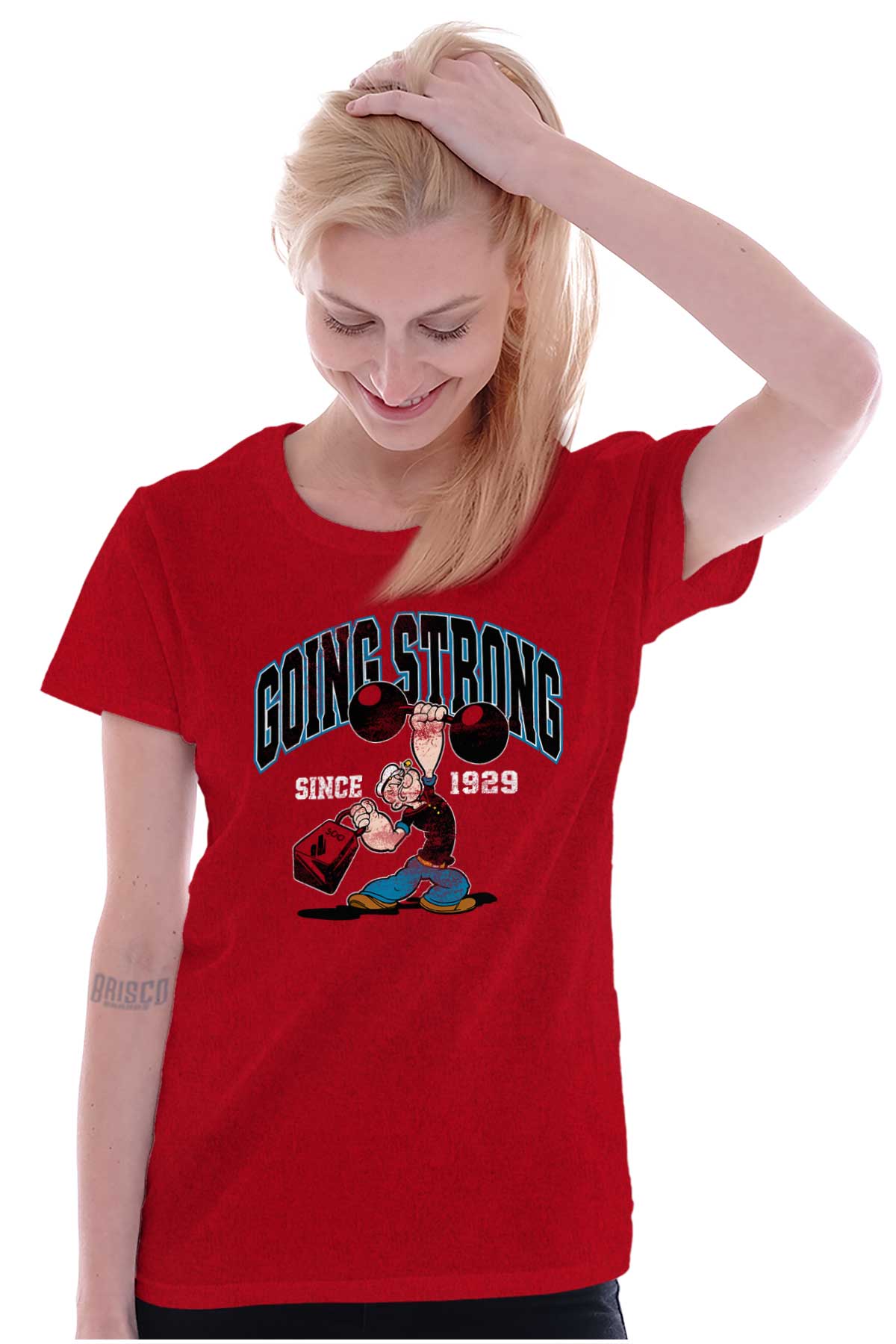 Going Strong Ladies T Shirt-Direct To Garment Print-Brisco Apparel