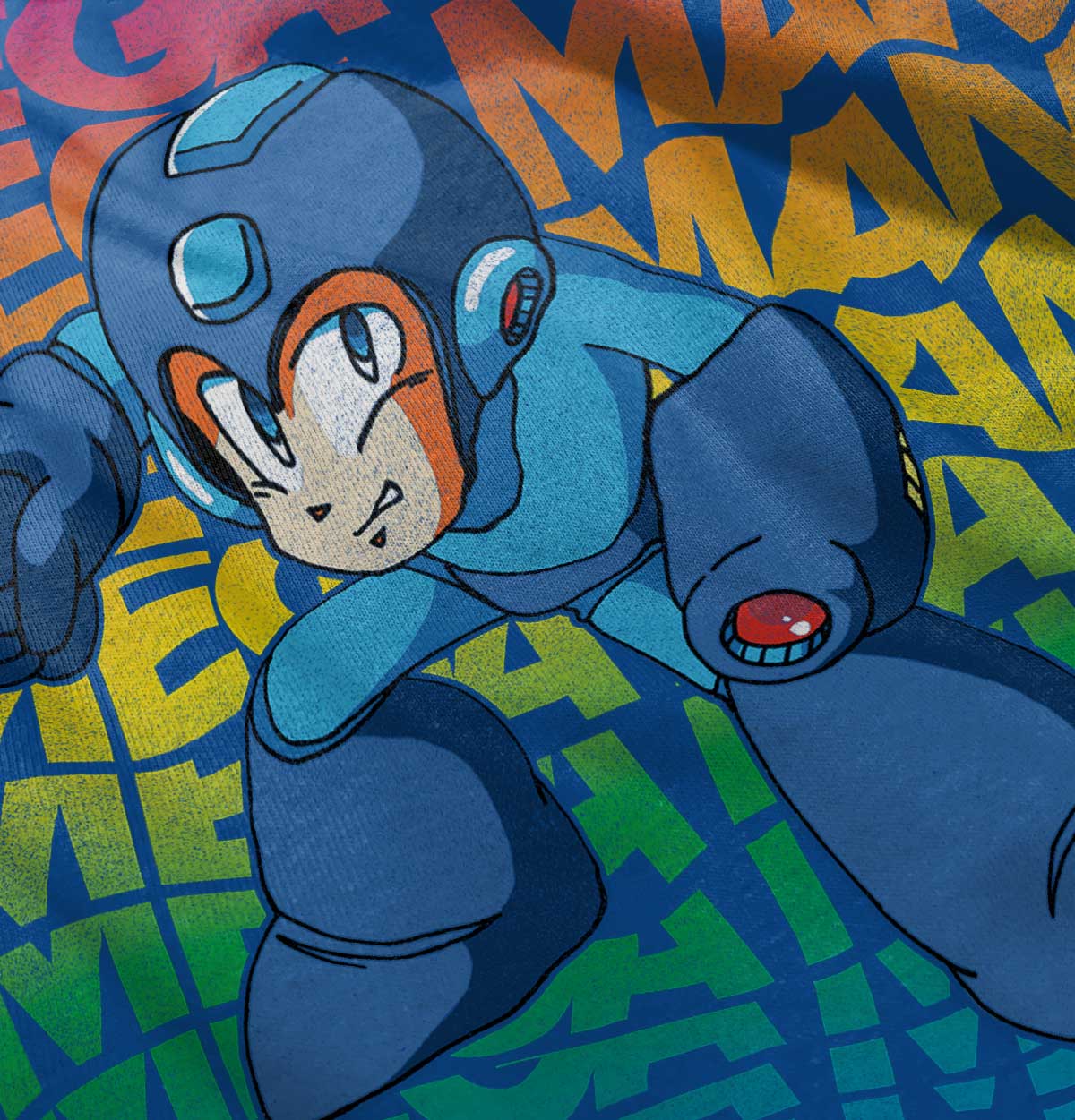 Mega Man Cartoon Infant Toddler T Shirt-Direct To Garment Print-Brisco Apparel