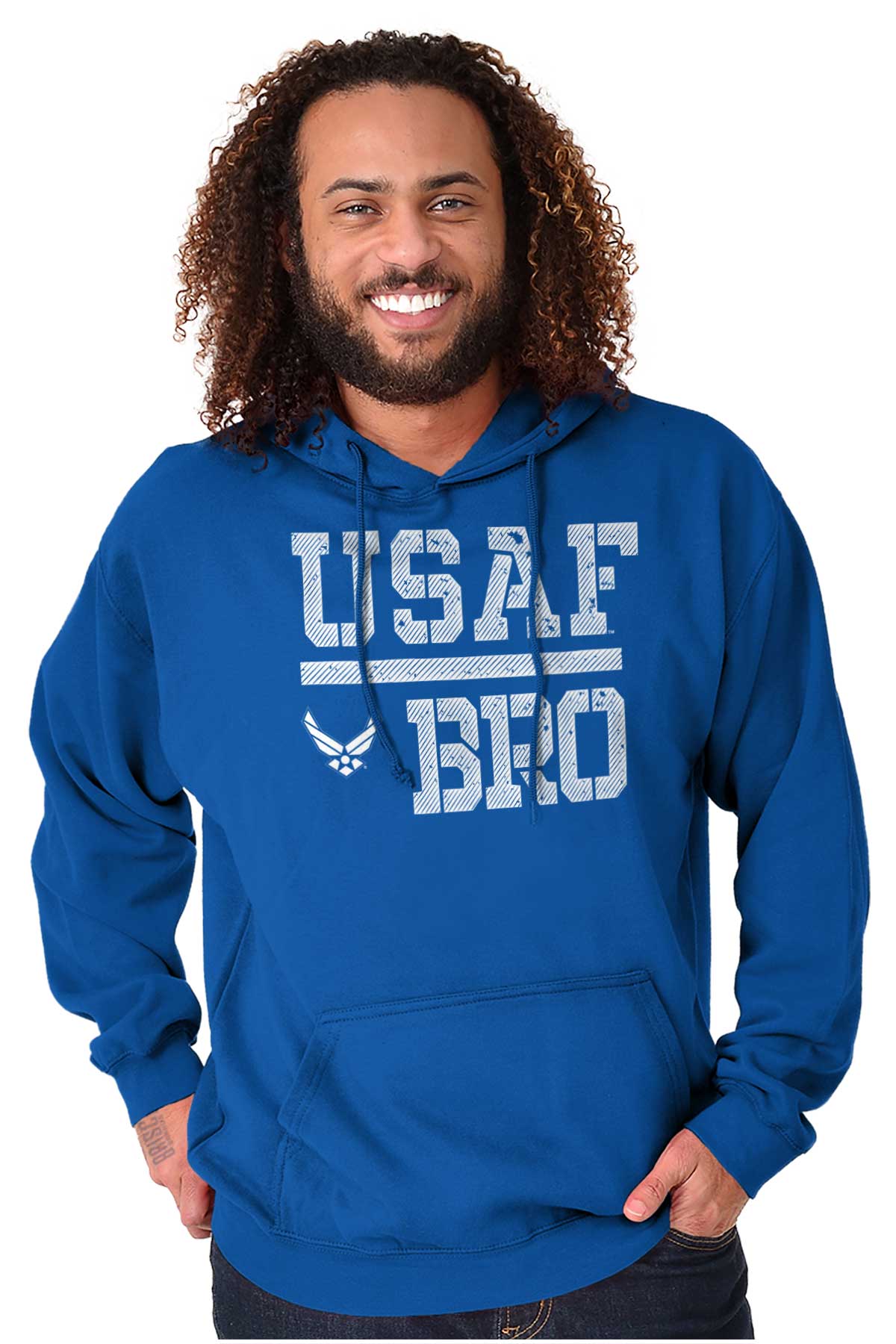 USAF Bro Hoodie-Direct To Garment Print-Brisco Apparel