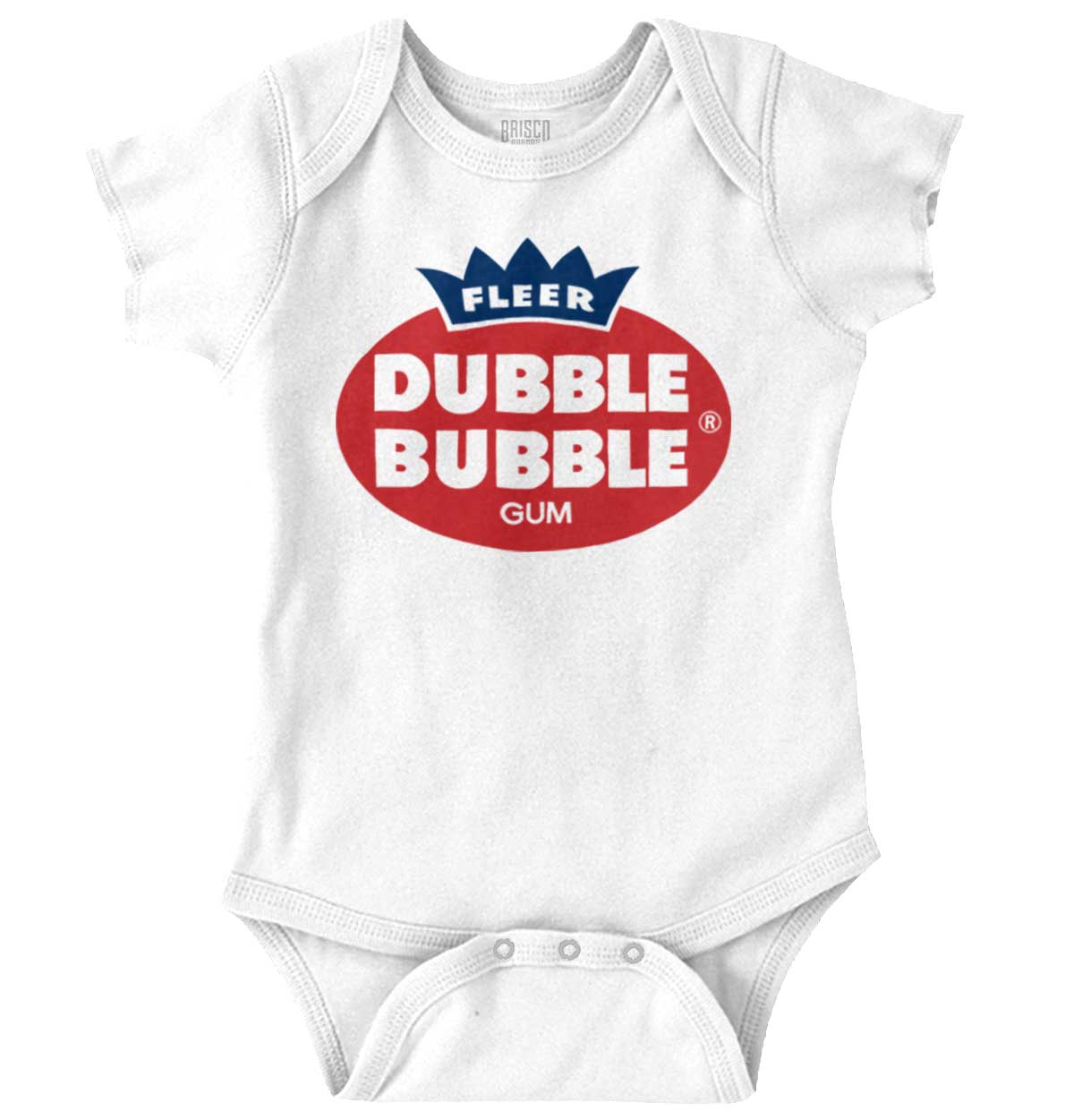 Fleer Dubble Bubble Romper Bodysuit-Direct To Garment Print-Brisco Apparel