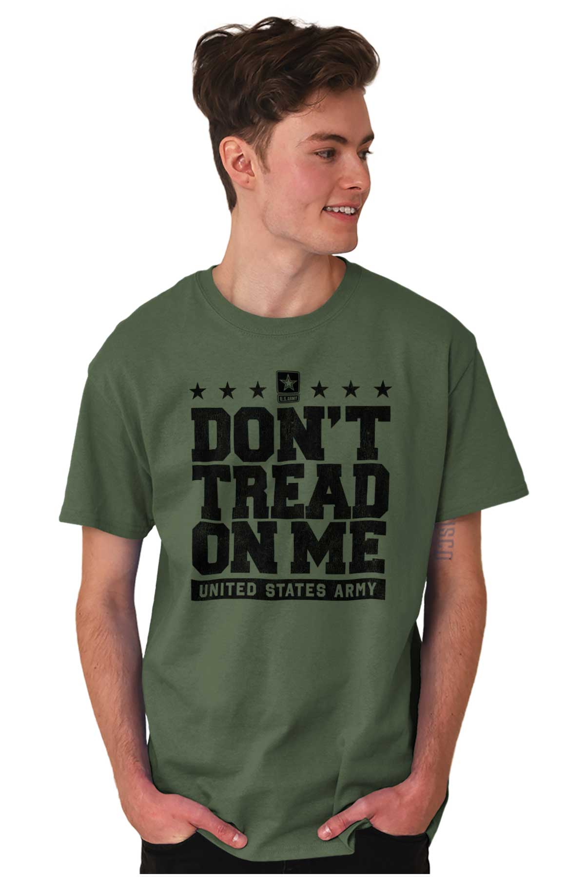 Don't Tread Army T Shirt-Direct To Garment Print-Brisco Apparel