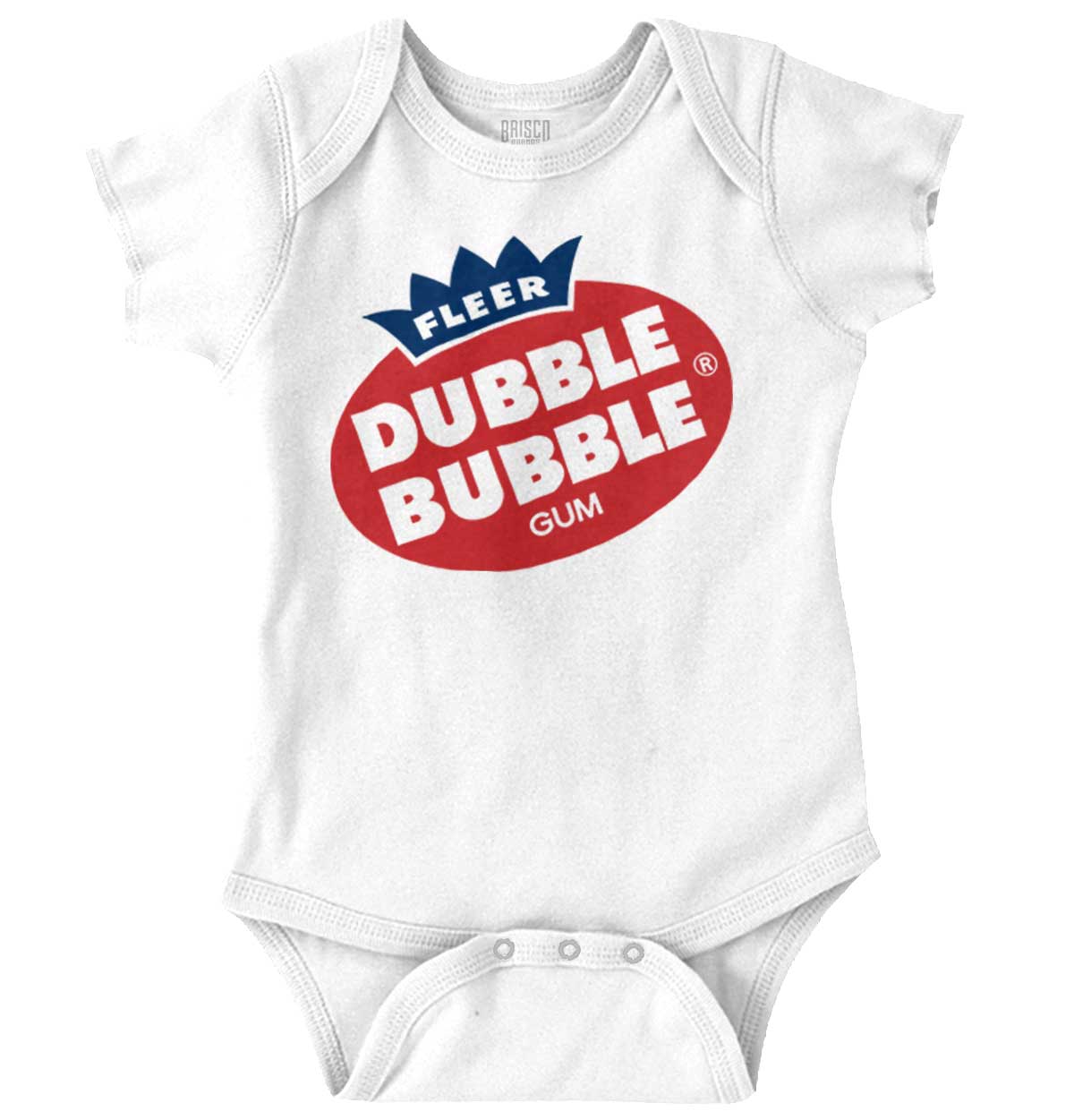 Fleer Dubble Bubble Romper Bodysuit-Direct To Garment Print-Brisco Apparel