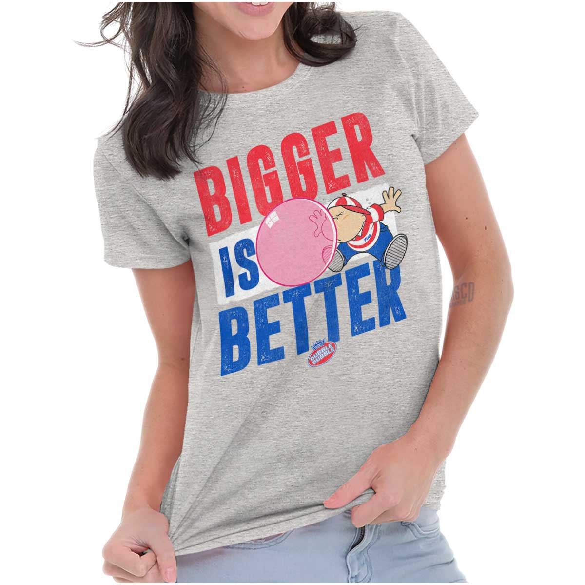Bigger Bubbles Ladies T Shirt-Direct To Garment Print-Brisco Apparel