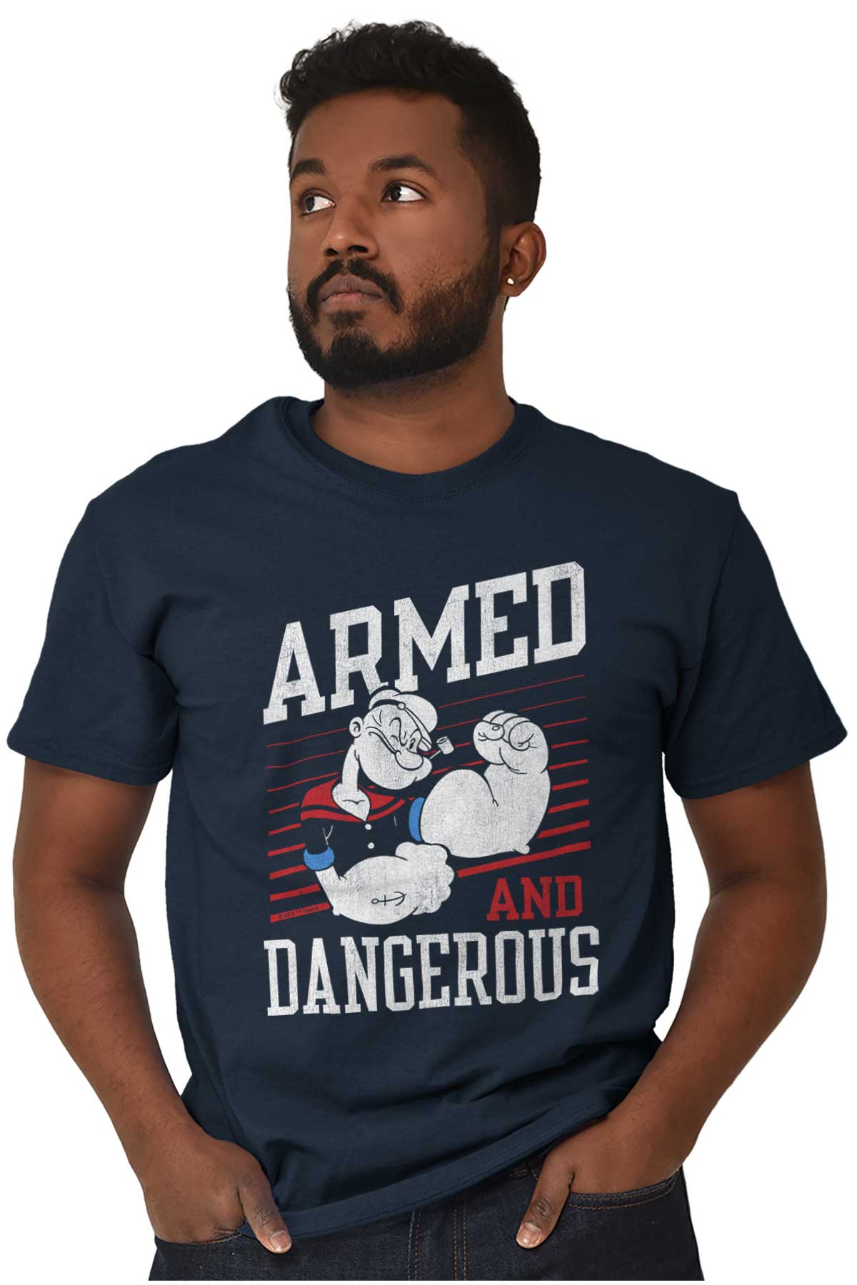 Armed And Dangerous T Shirt-Direct To Garment Print-Brisco Apparel