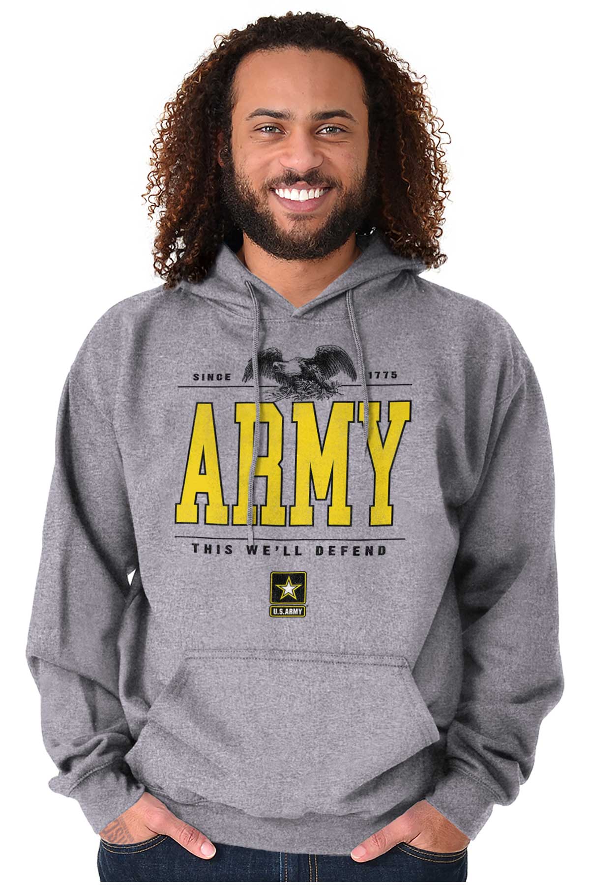 Defend Since 1775 Hoodie-Direct To Garment Print-Brisco Apparel