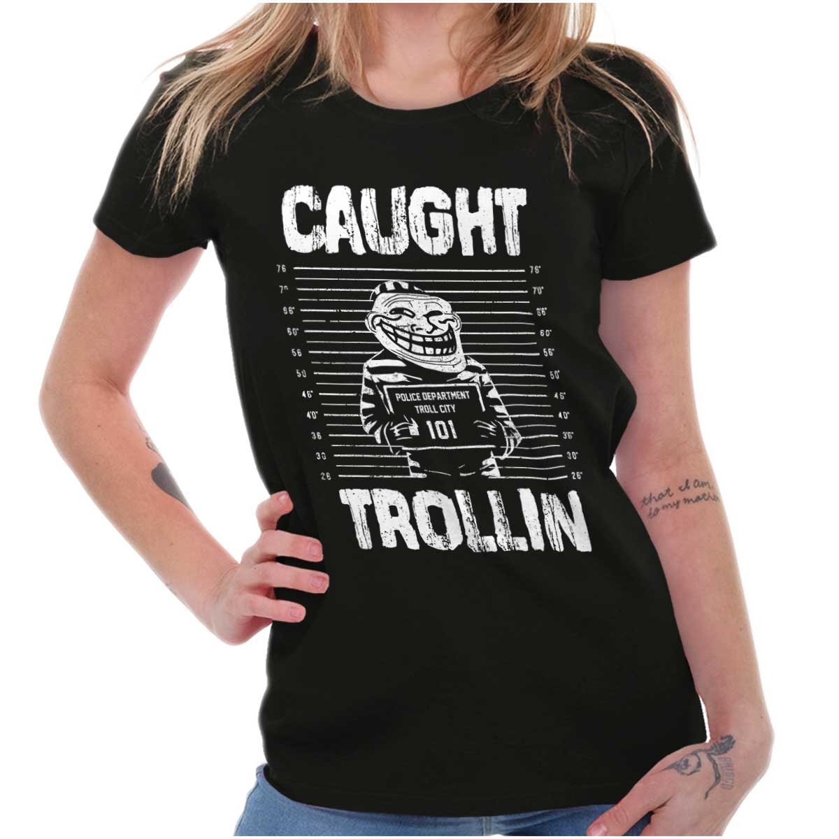 Troll Face Women's V Neck T-Shirt