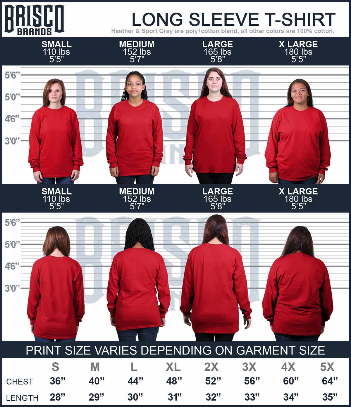 Blowing Kisses Long Sleeve T Shirt-Direct To Garment Print-Brisco Apparel