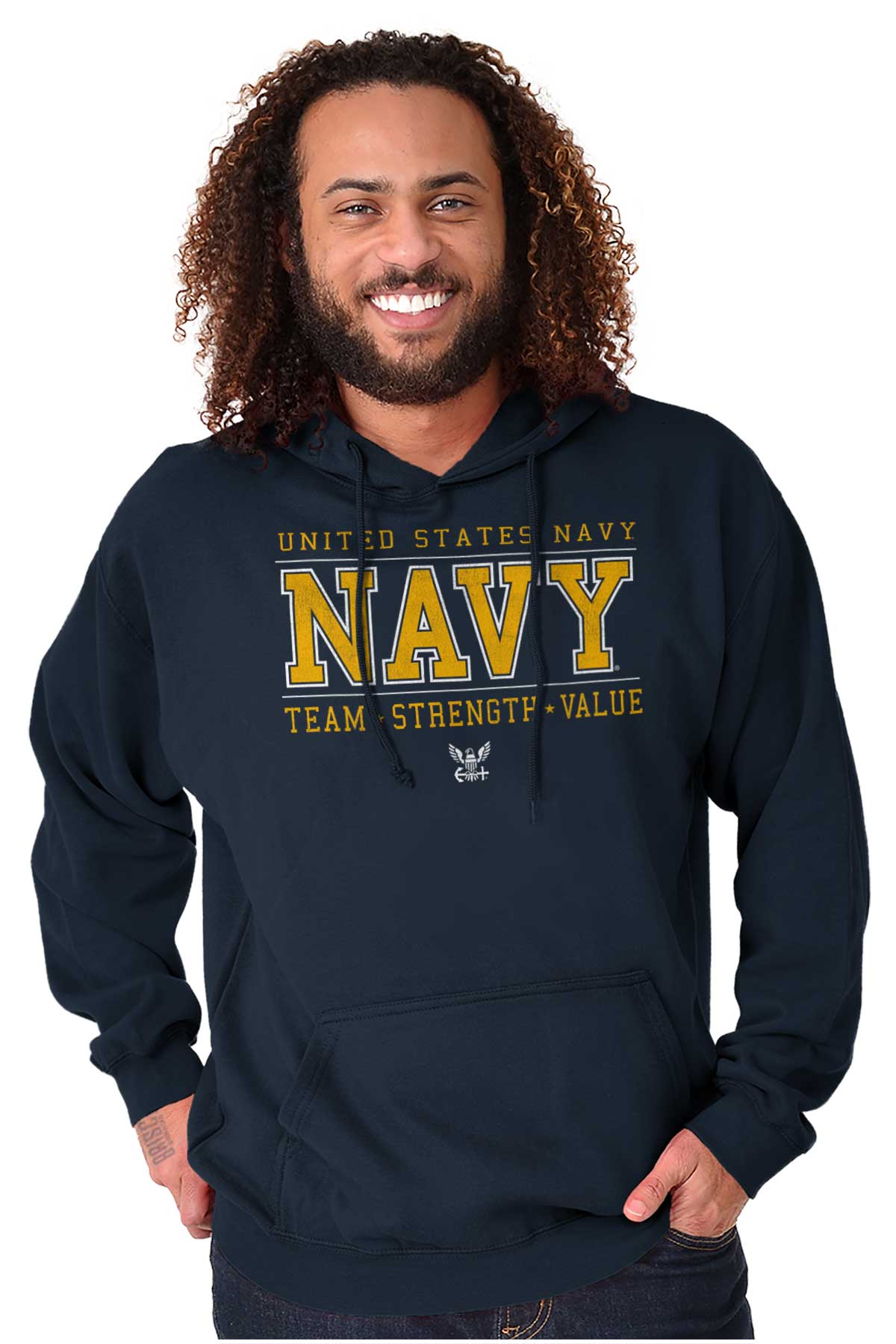 Team Strength Value Hoodie-Direct To Garment Print-Brisco Apparel