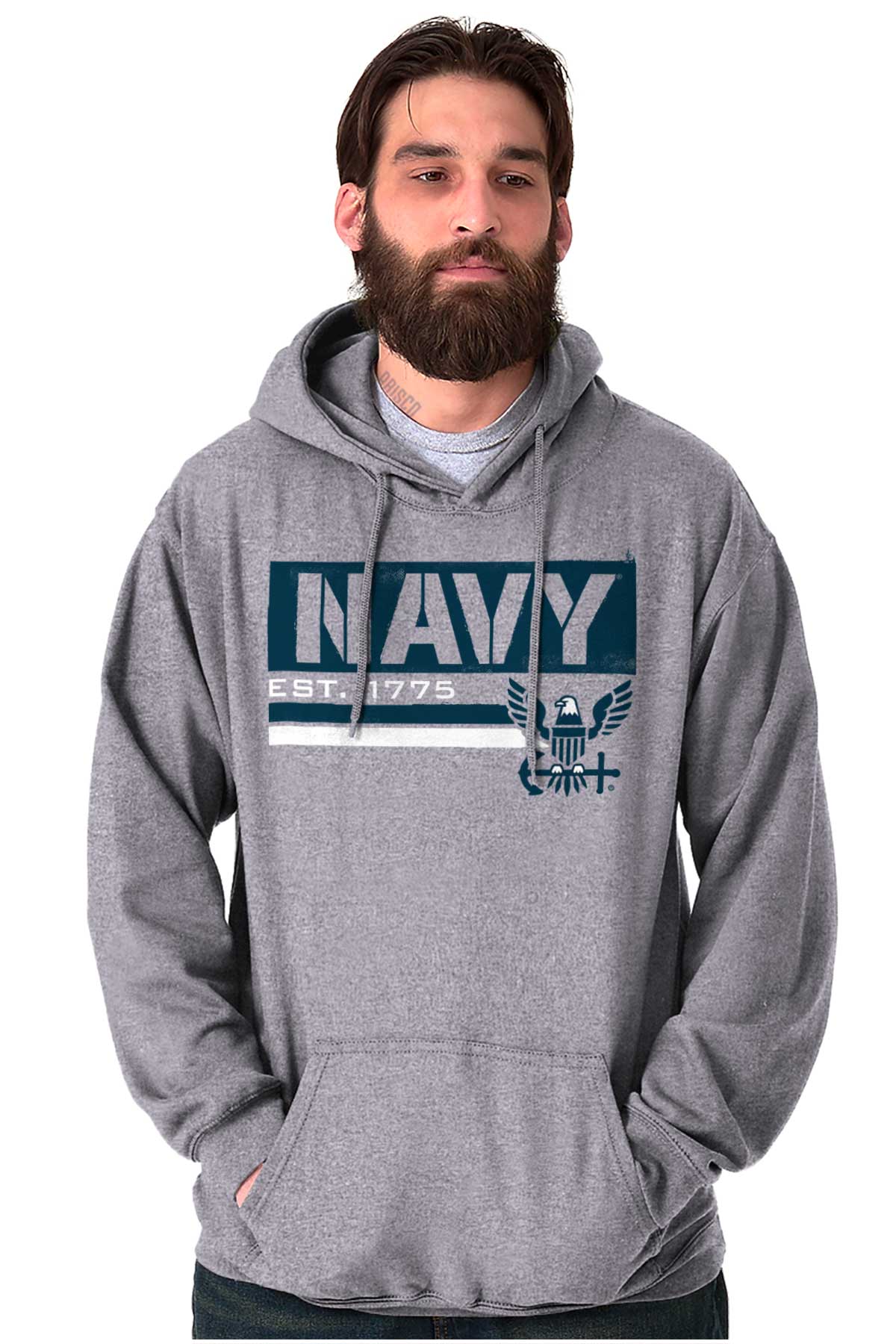 United States Navy 1775 Hoodie-Direct To Garment Print-Brisco Apparel
