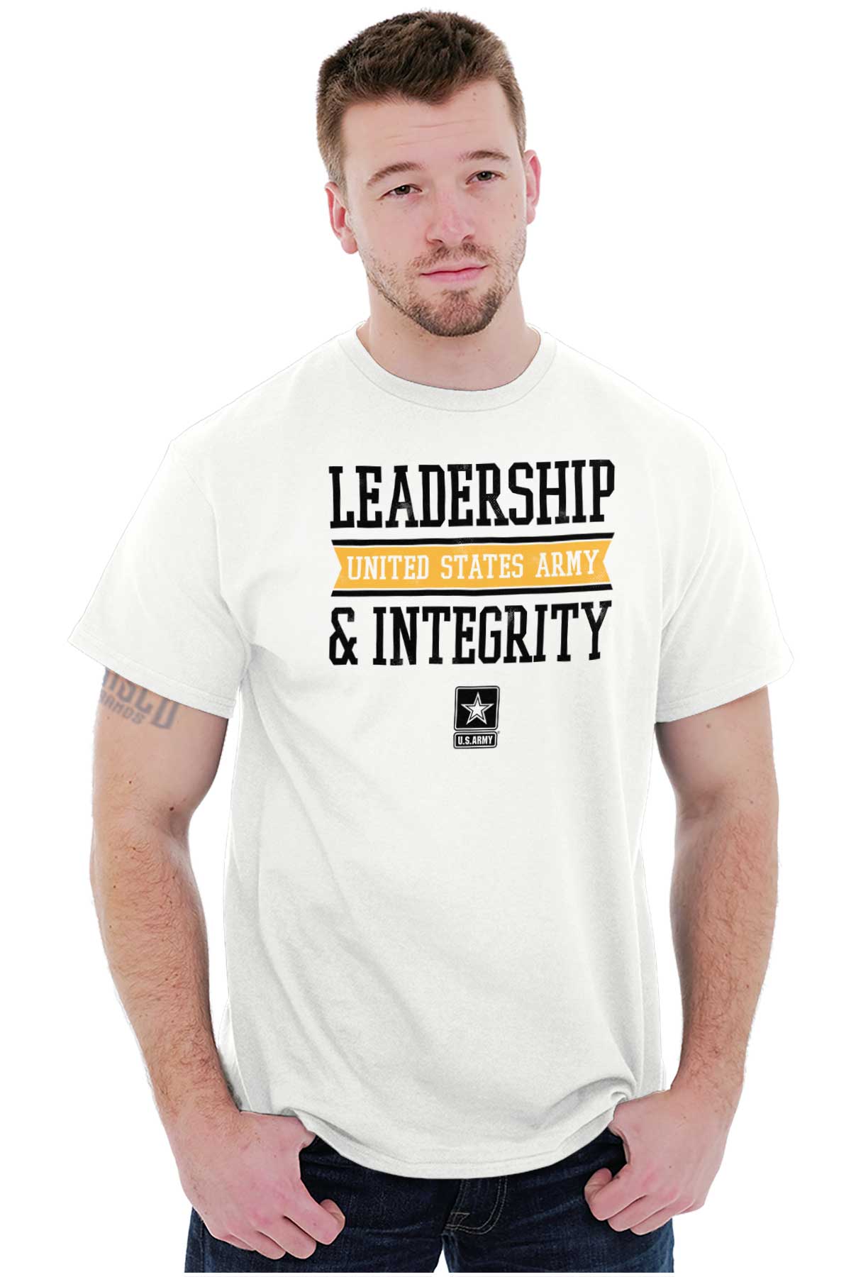 Leadership Integrity Army T Shirt-Direct To Garment Print-Brisco Apparel