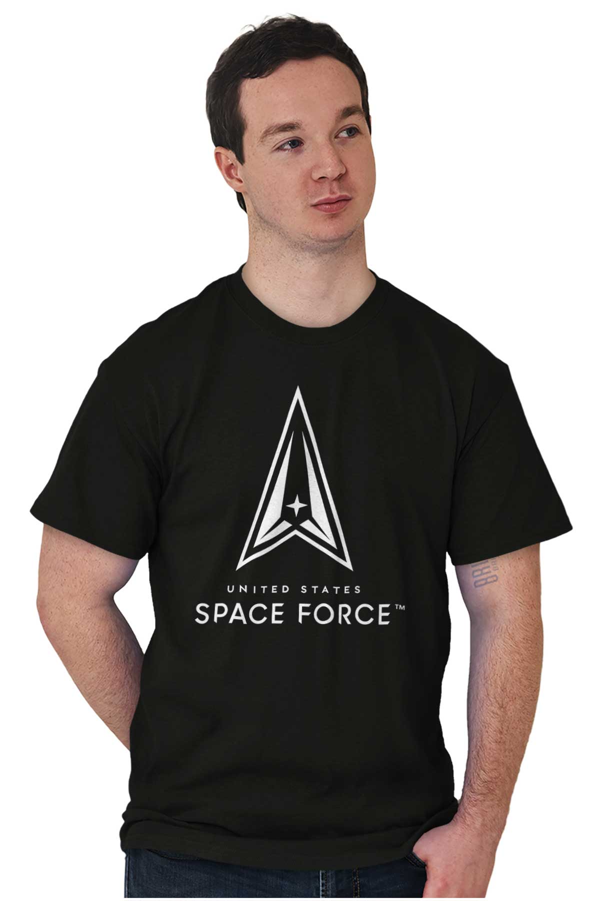 US Military Space Force T Shirt-Direct To Garment Print-Brisco Apparel