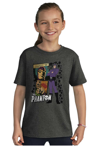 the Phantom Comic Panel Youth T Shirt | The Phantom | Brisco Brands