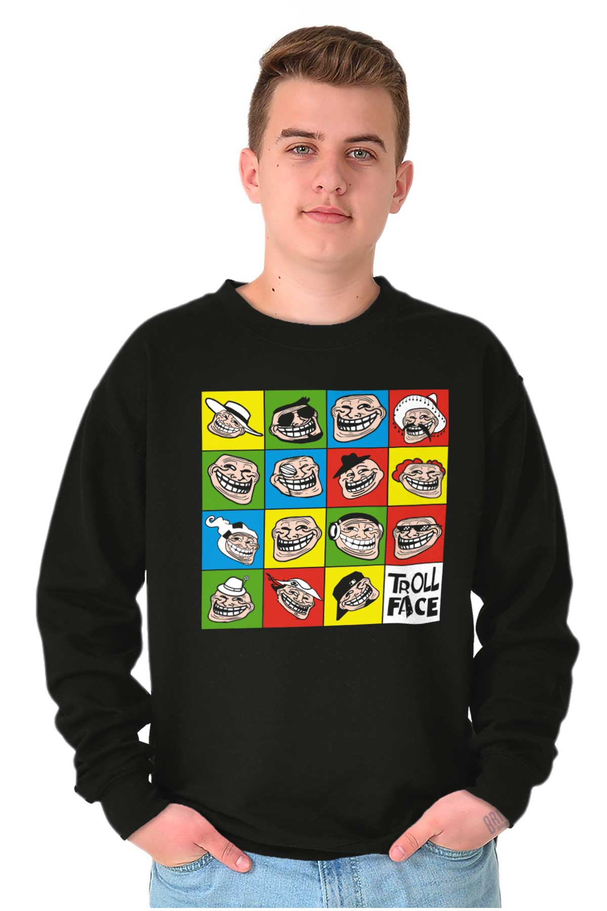 Emoji Printed Crewneck Casual Long Sleeve Hip Roblox Epic Face Travel  Mug I Redbubble Robl har ar - iFunny Brazil