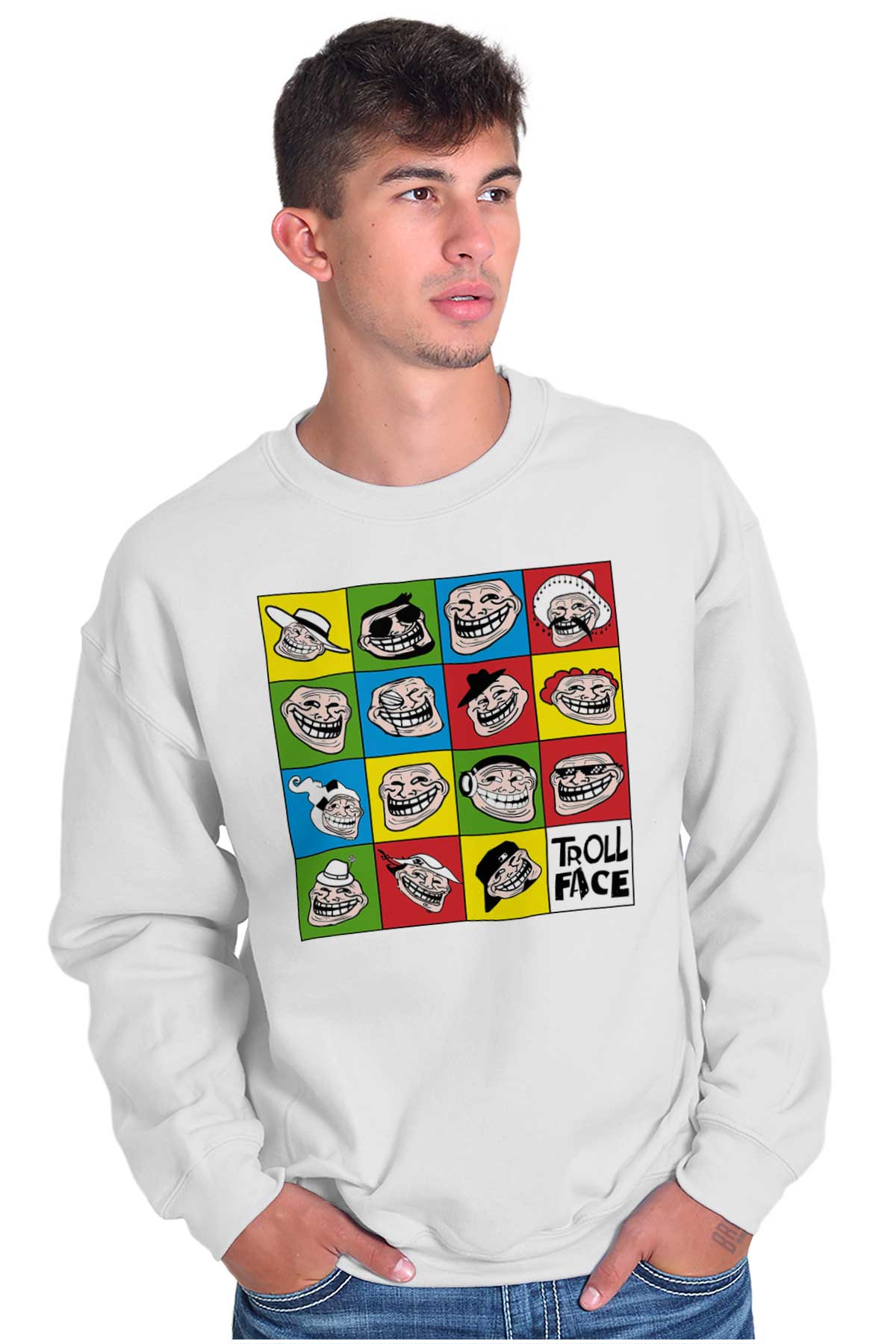 Emoji Printed Crewneck Casual Long Sleeve Hip Roblox Epic Face Travel  Mug I Redbubble Robl har ar - iFunny Brazil