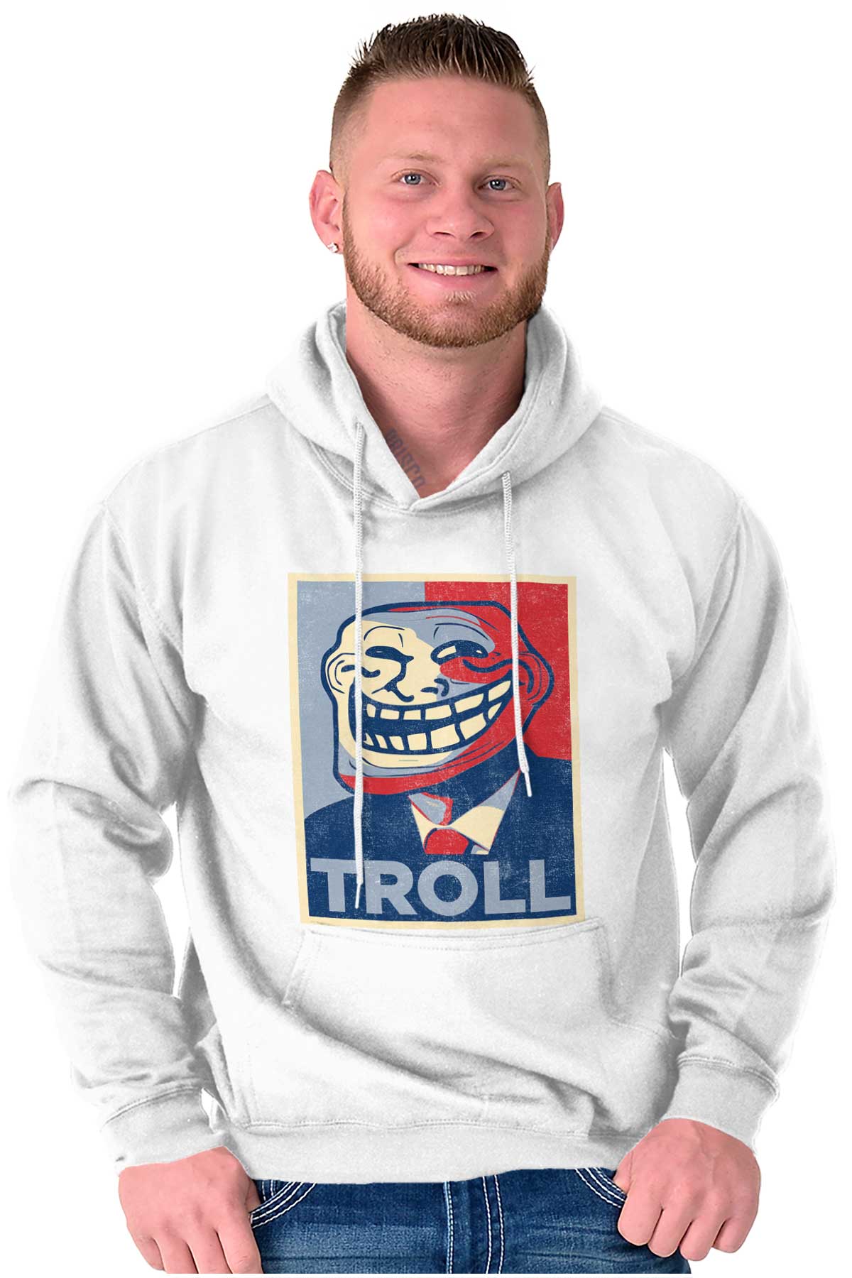 Troll Face Meme T-Shirt - Officially Licensed Internet Troll Graphic Tee For Men & Women
